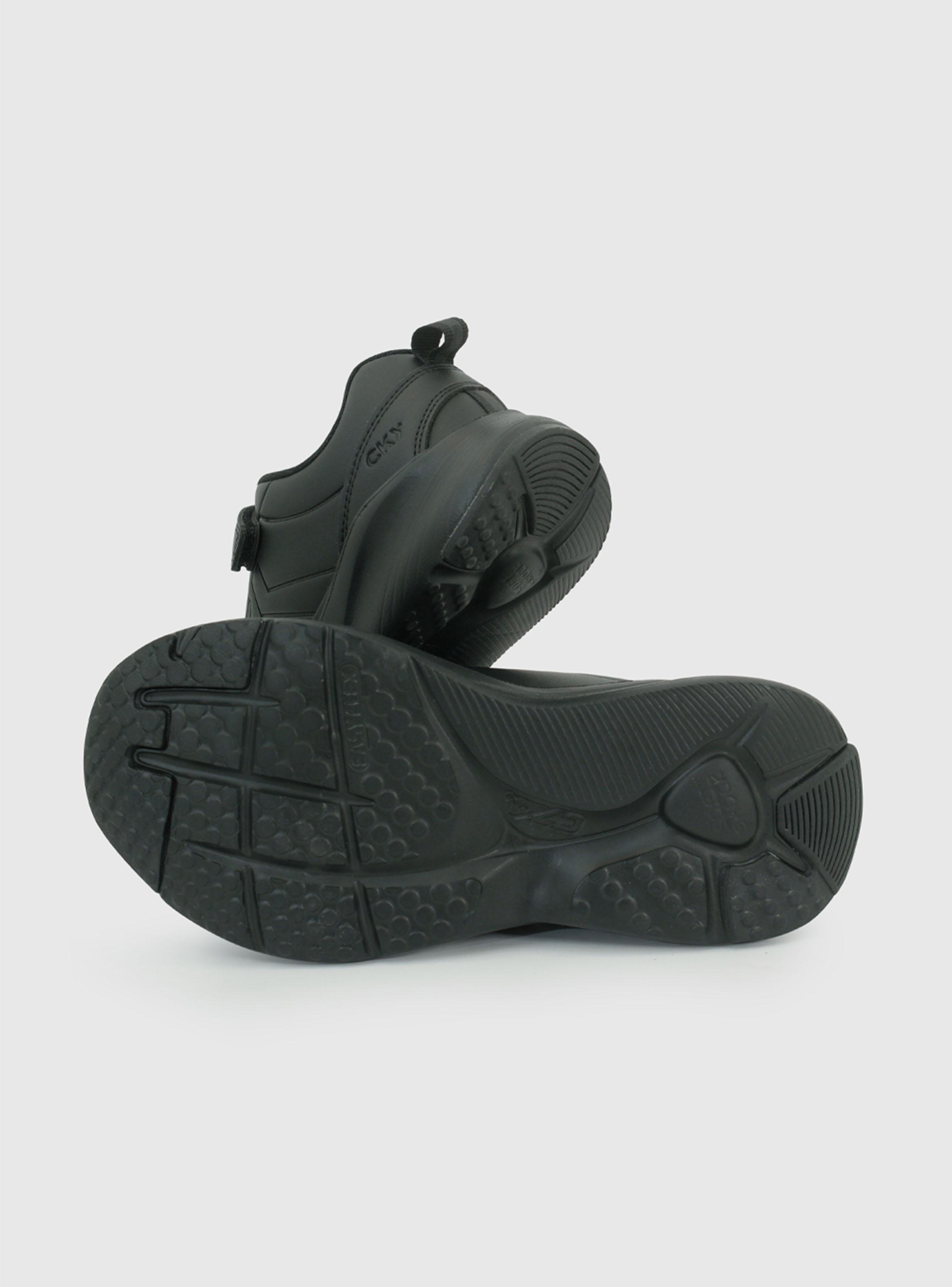 Zapatilla Escolar Velcro Elástico Negro T.34 a 41 Unisex-2