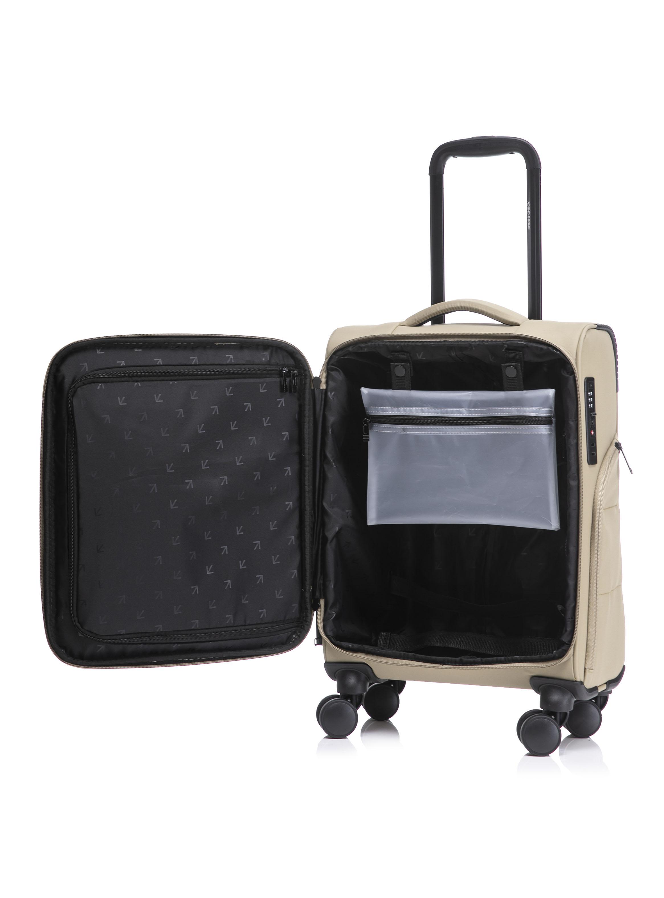 Maleta Cabina Acolchada Taupe-6