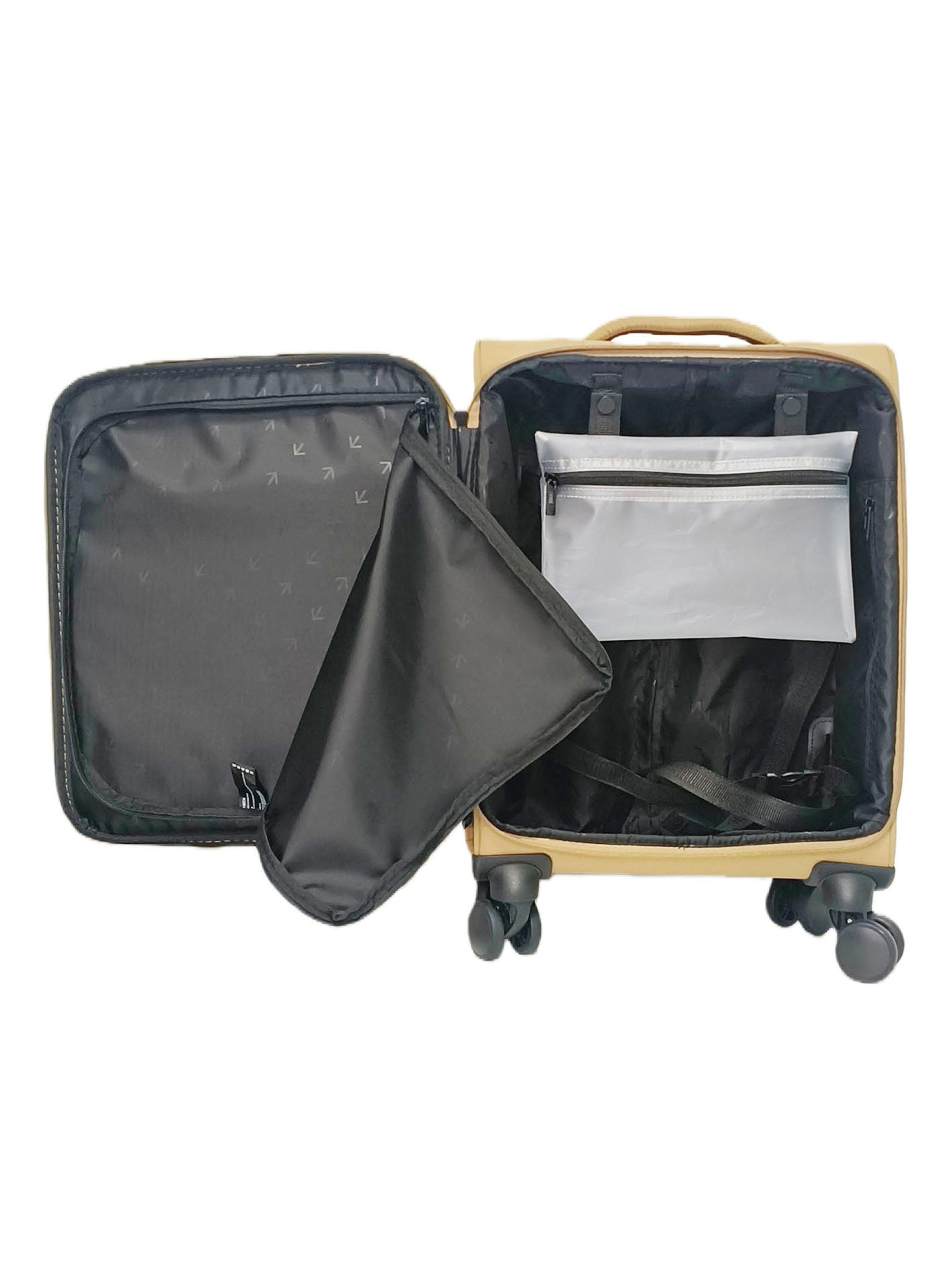 Maleta Cabina Acolchada Taupe-7