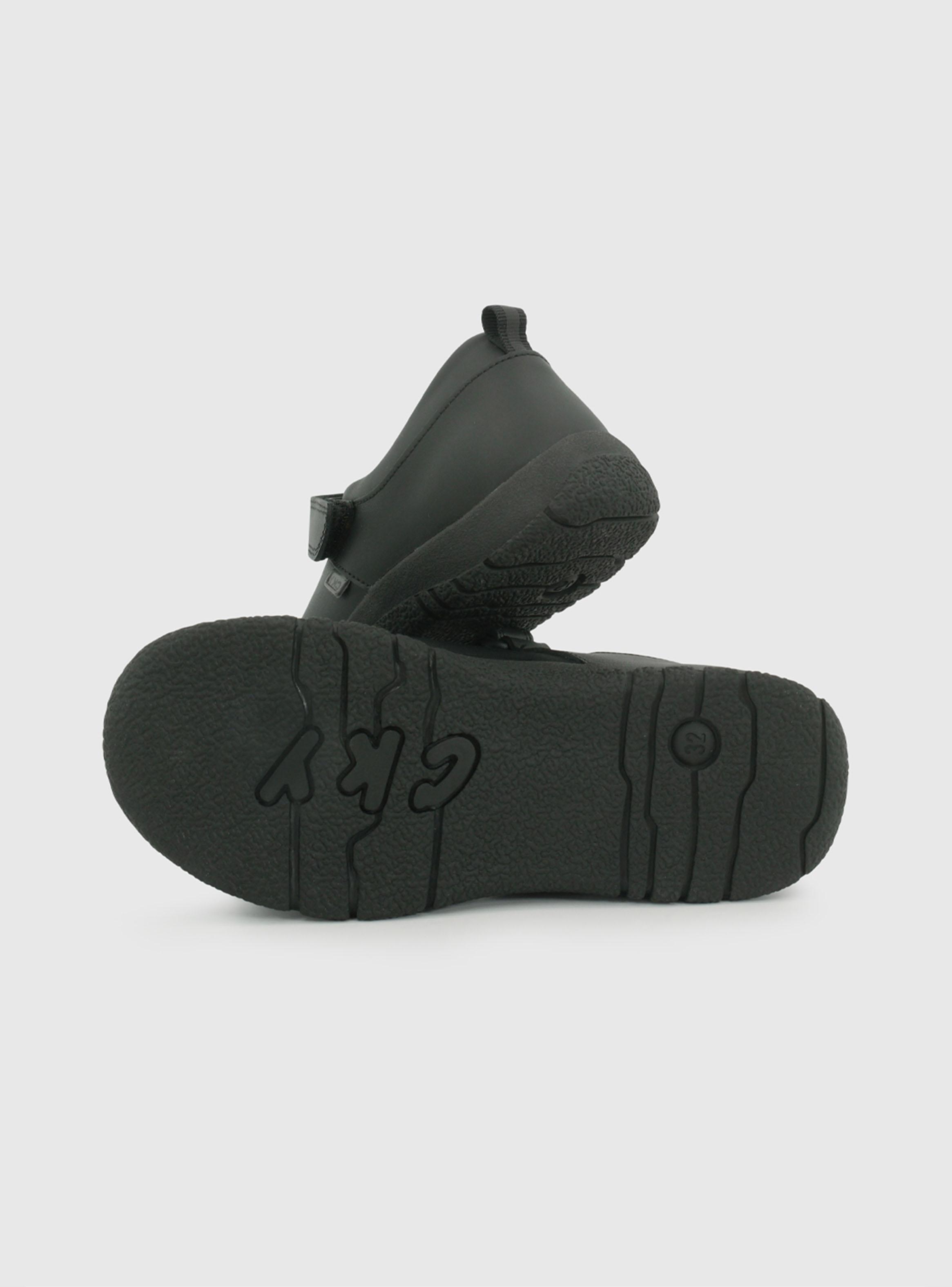 Zapato Escoolar Reina Boca Velcro Decorada  Niña-2