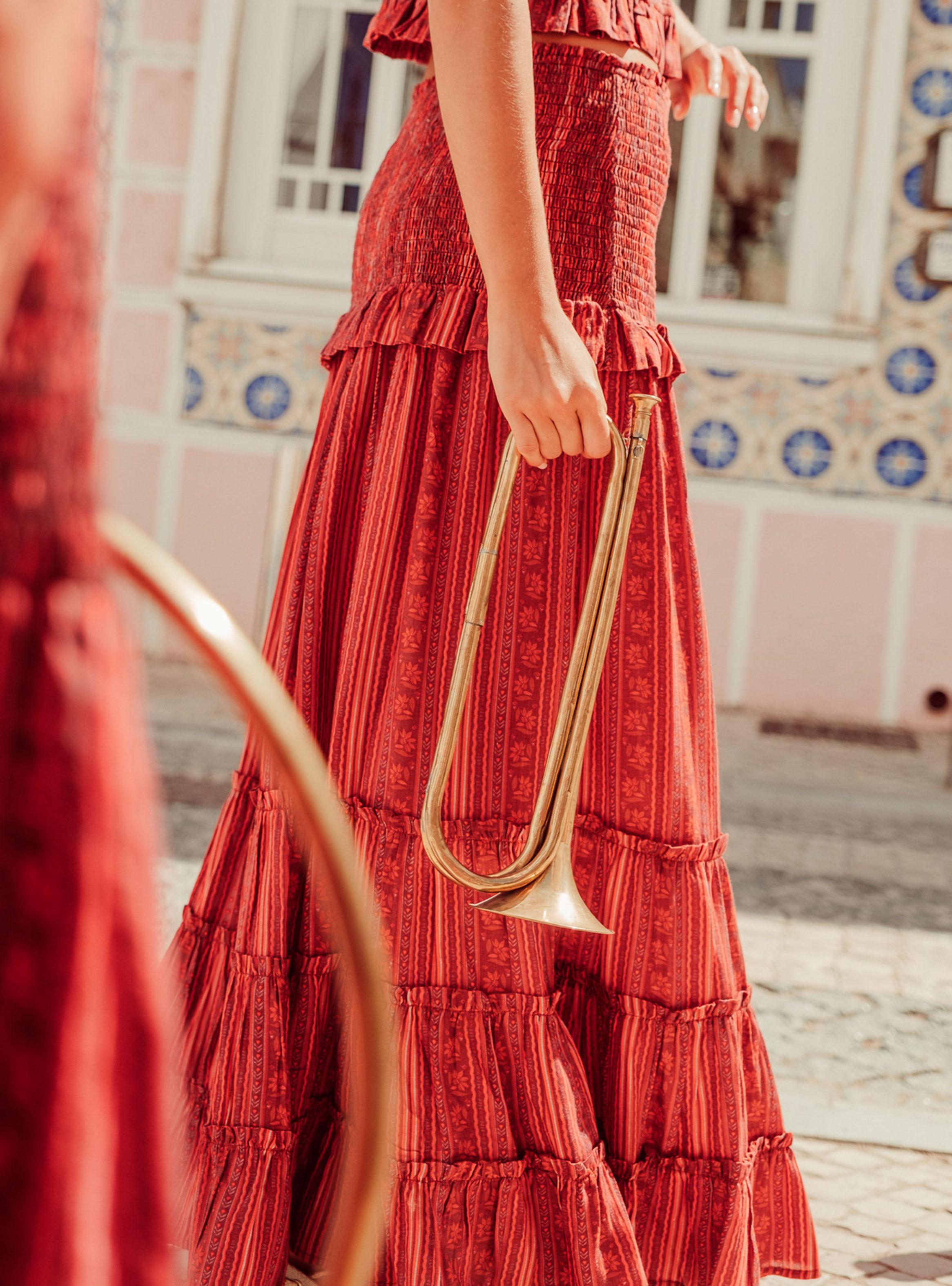 Falda Strada Circus Print-2