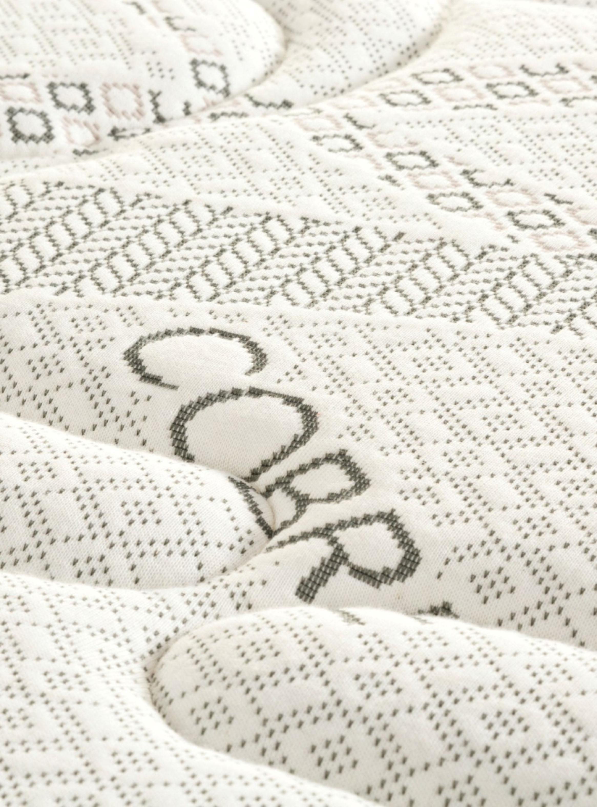 Cama Europea Arena Maximo Cobre  1.5 Plazas Base Normal + Respaldo Almendra + Velador Roma-4