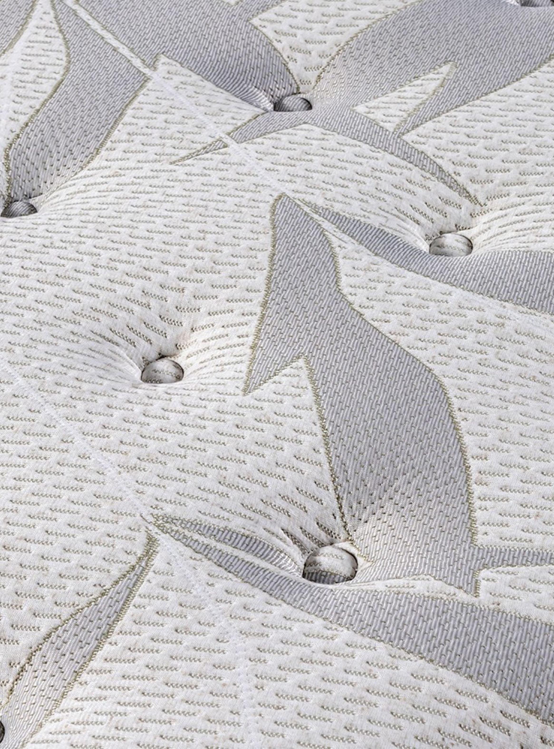 Cama Europea Arena  Paradise  1.5 Plazas Base Normal + Respaldo Almendra-3