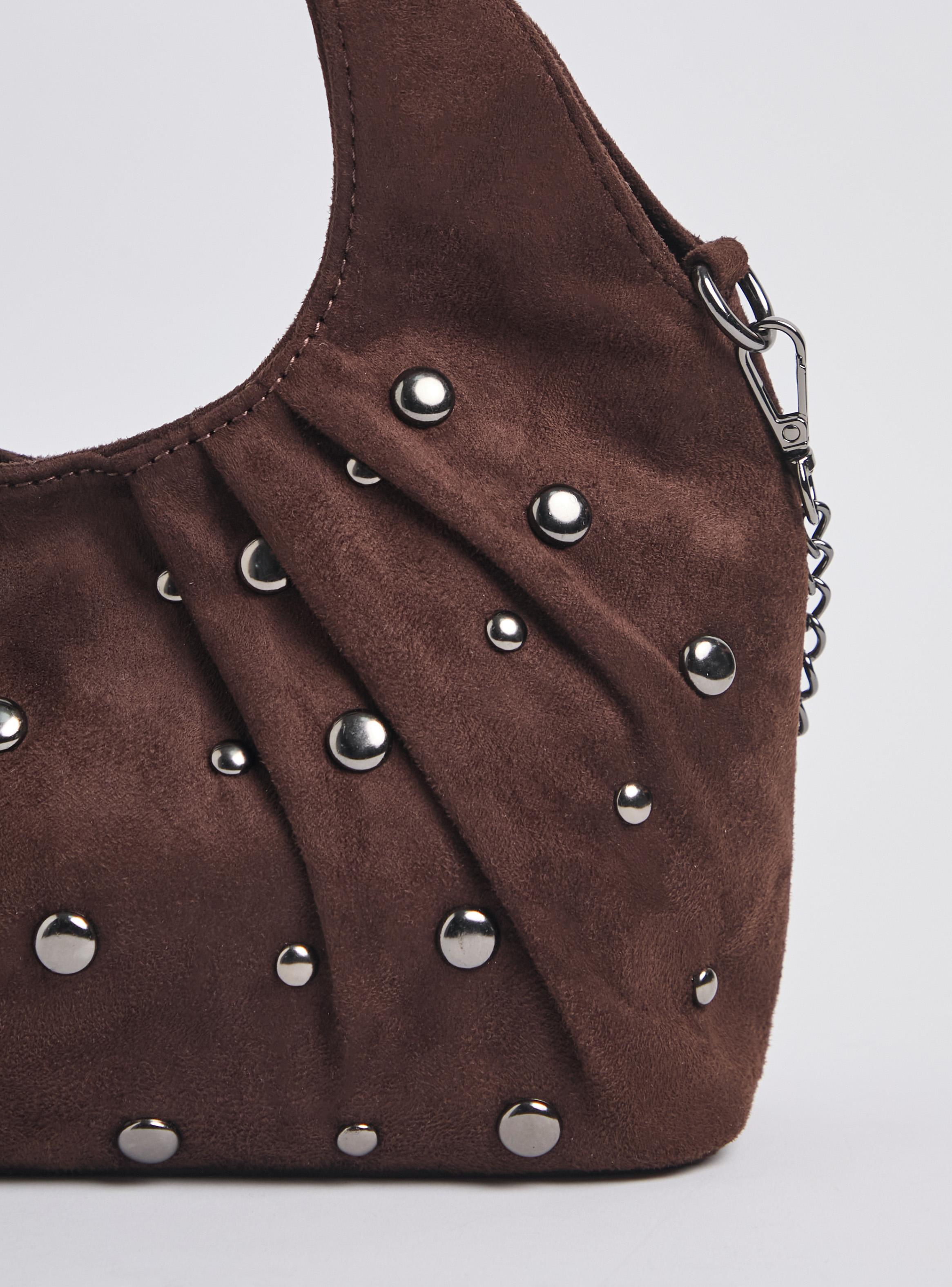 Cartera de Hombro Tachas Redondas-5