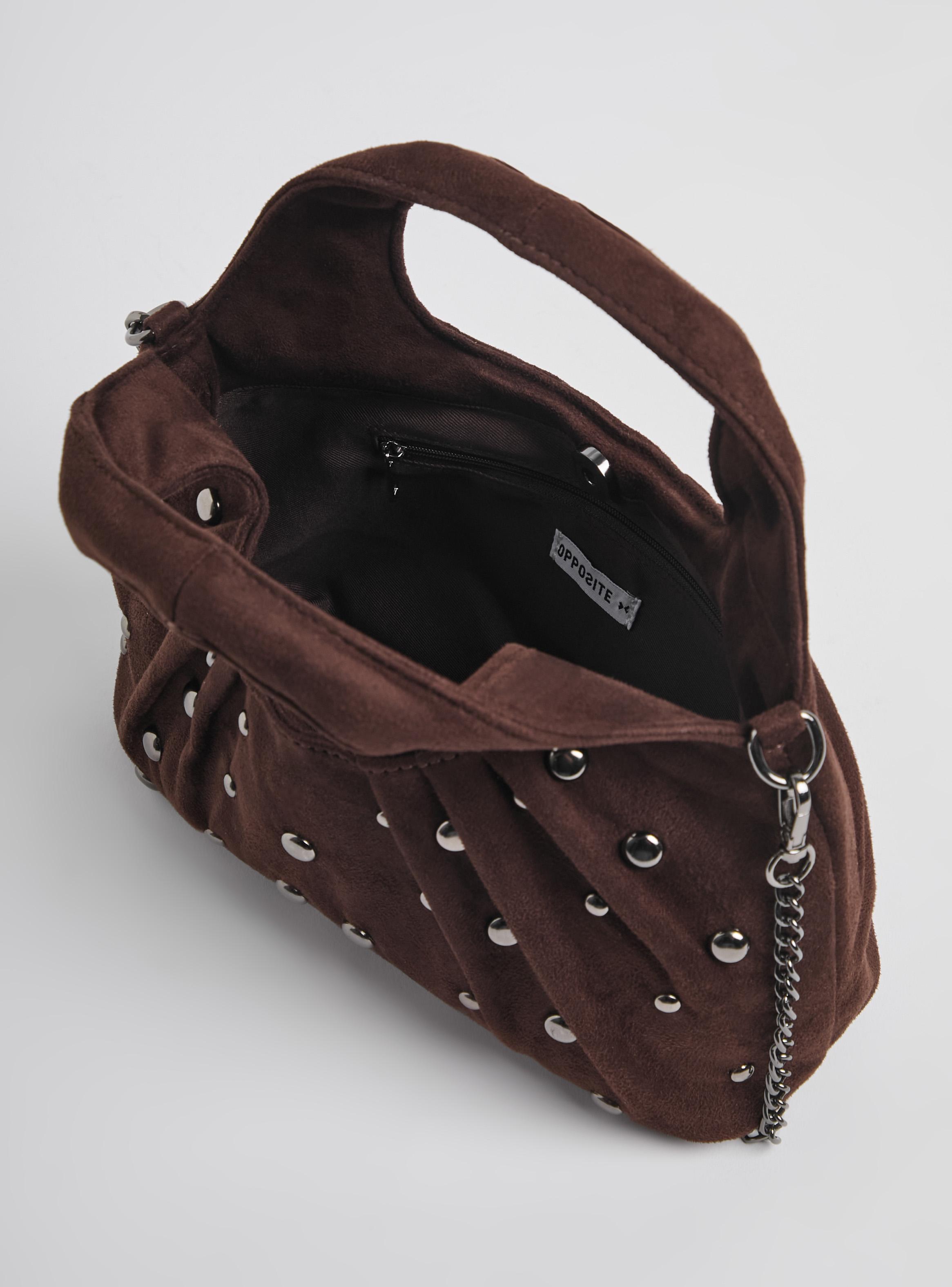 Cartera de Hombro Tachas Redondas-4