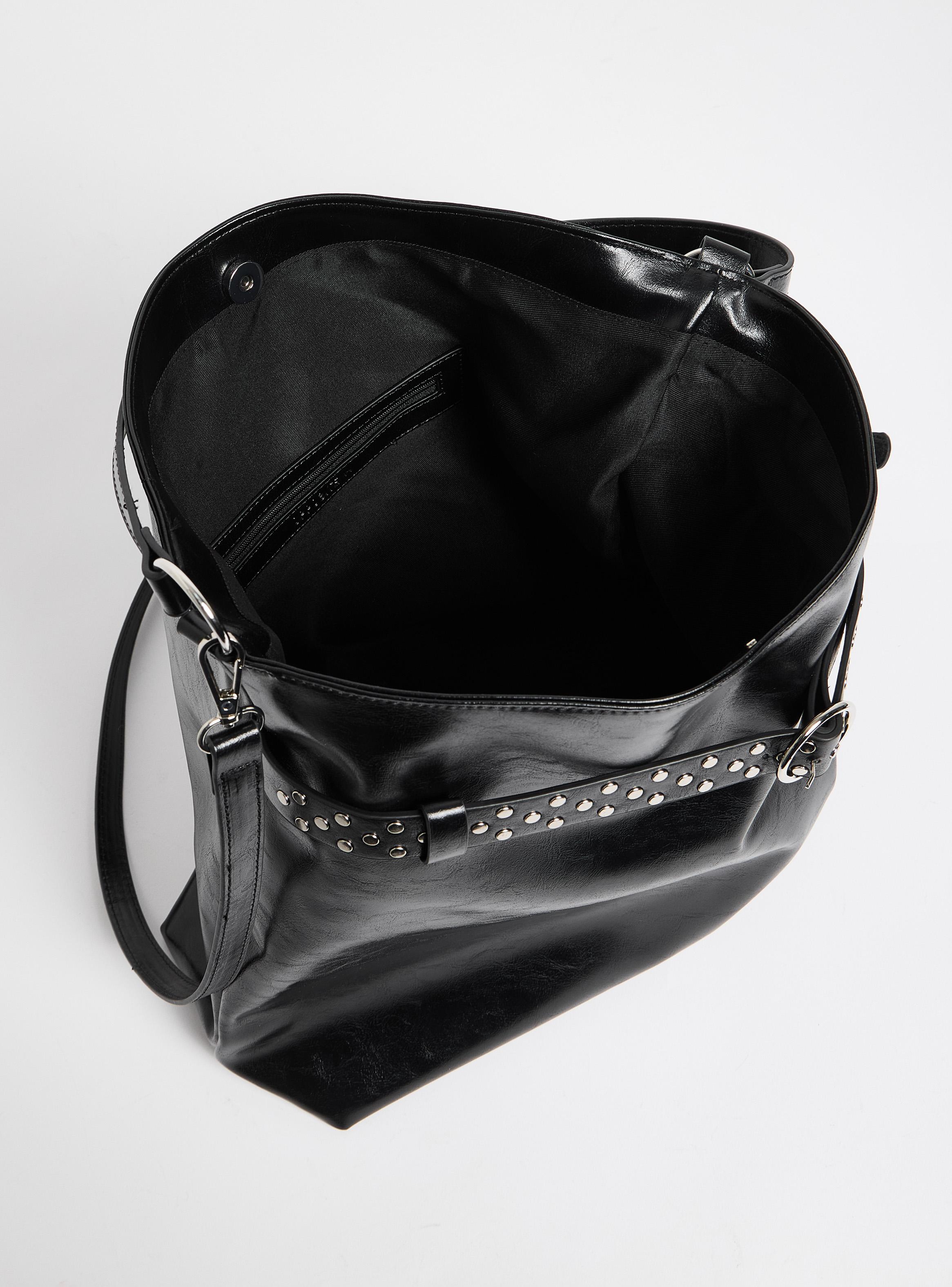 Cartera de Hombro Cinturón Tachas-5