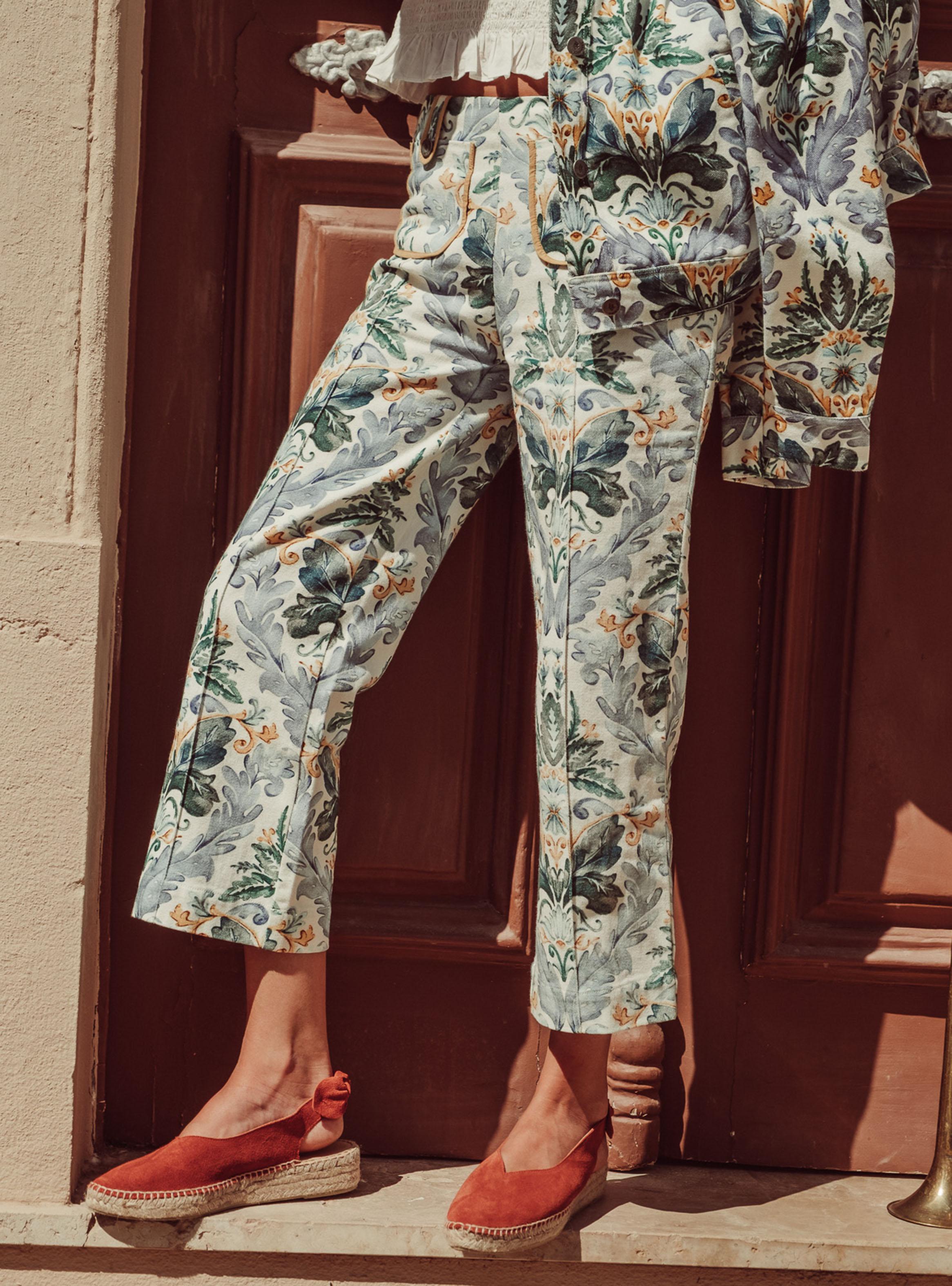 Pantalón Botanic Print-2