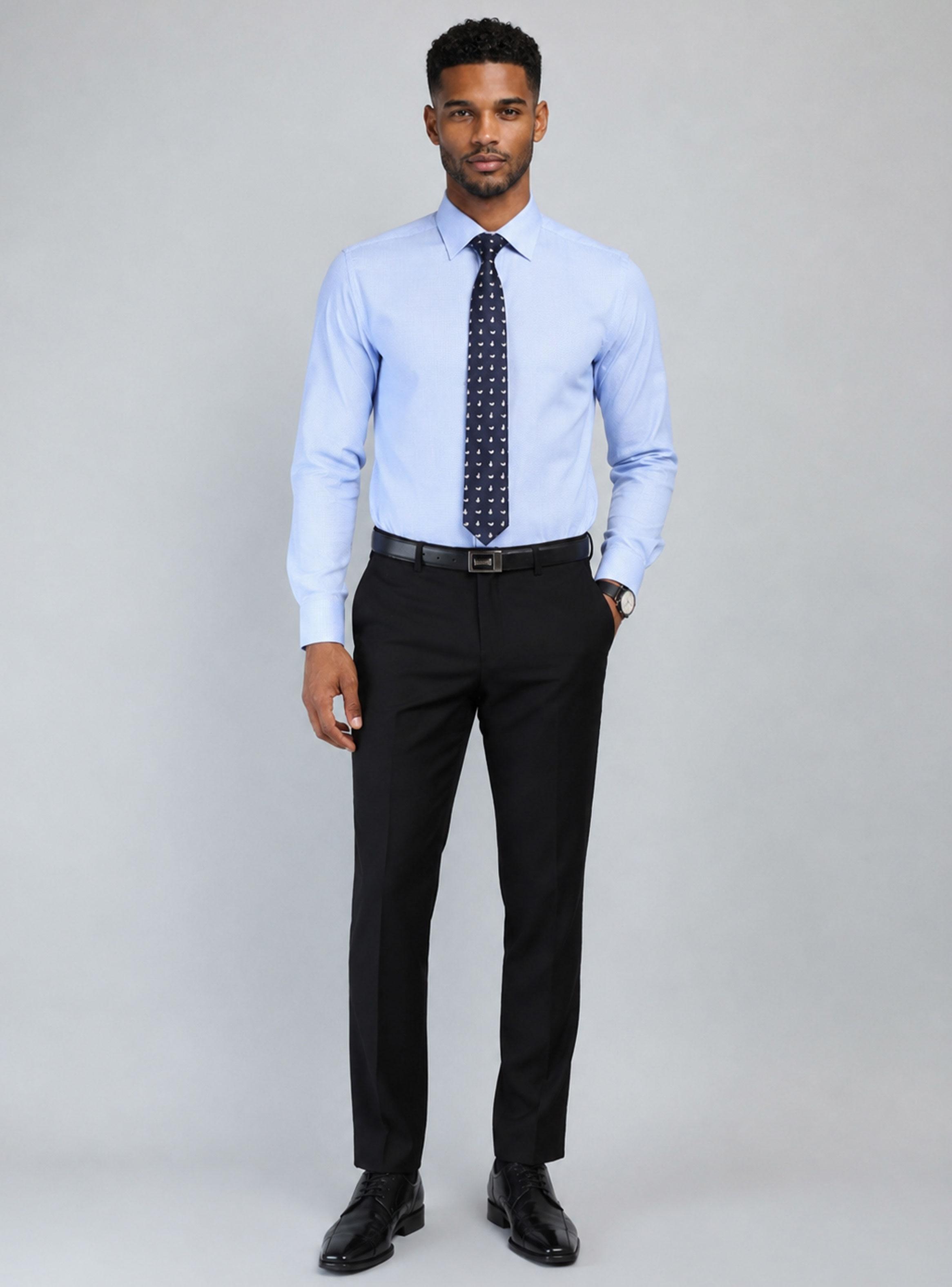 Camisa Formal Color Manga Larga Slim Fit-5