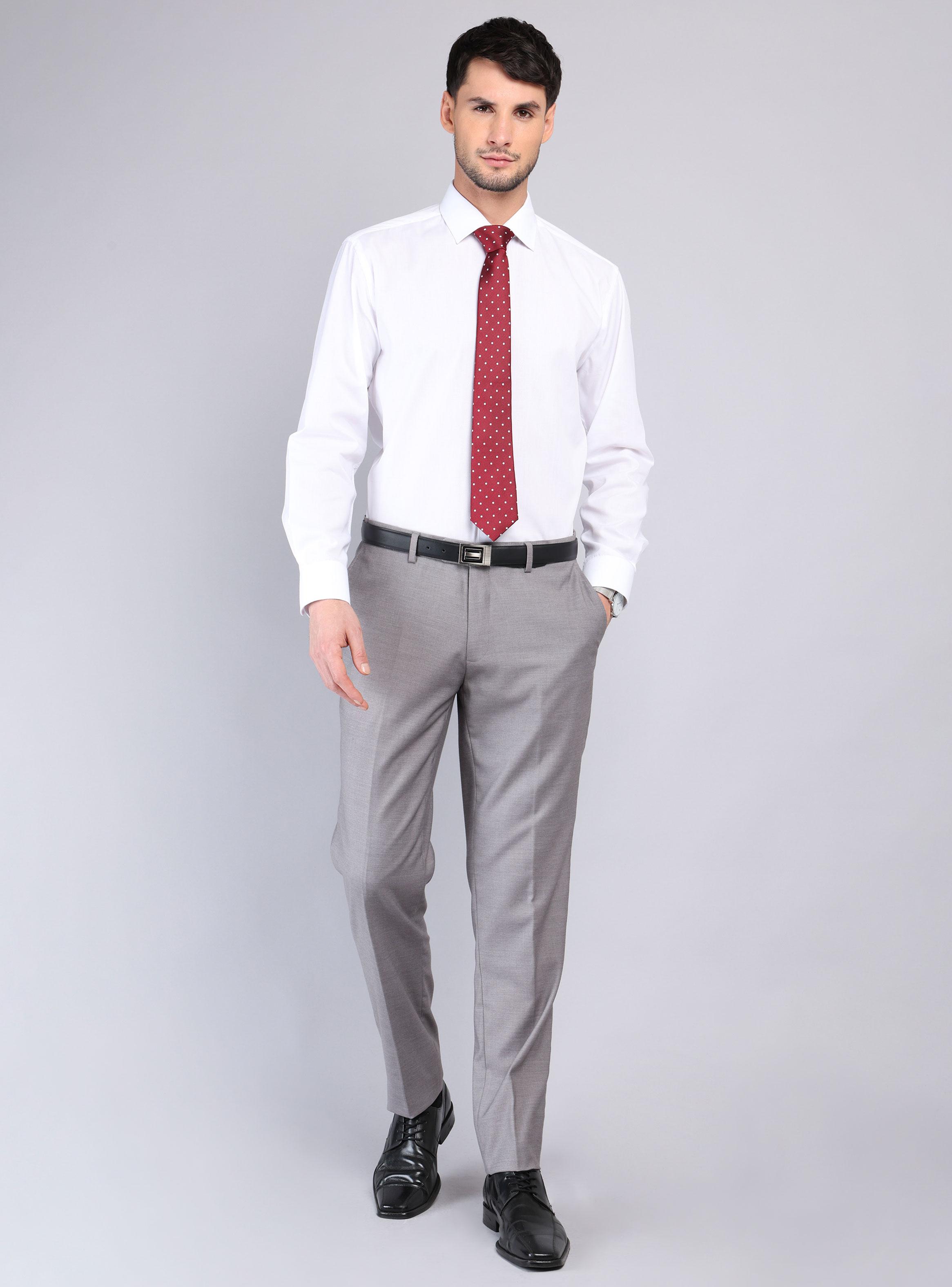 Camisa Formal Texturada Manga Larga-4