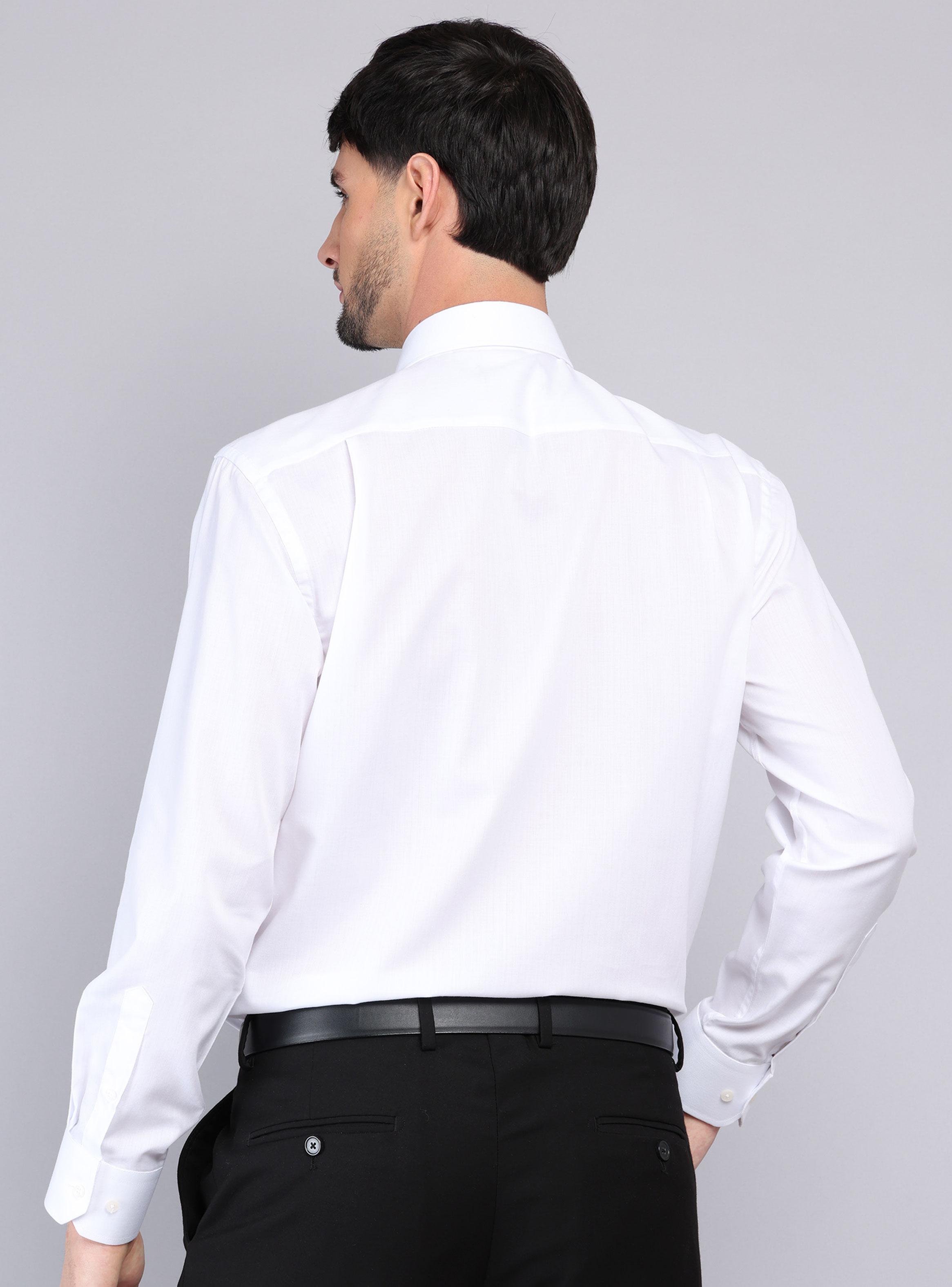 Camisa Formal Color Manga Larga Lisa-1