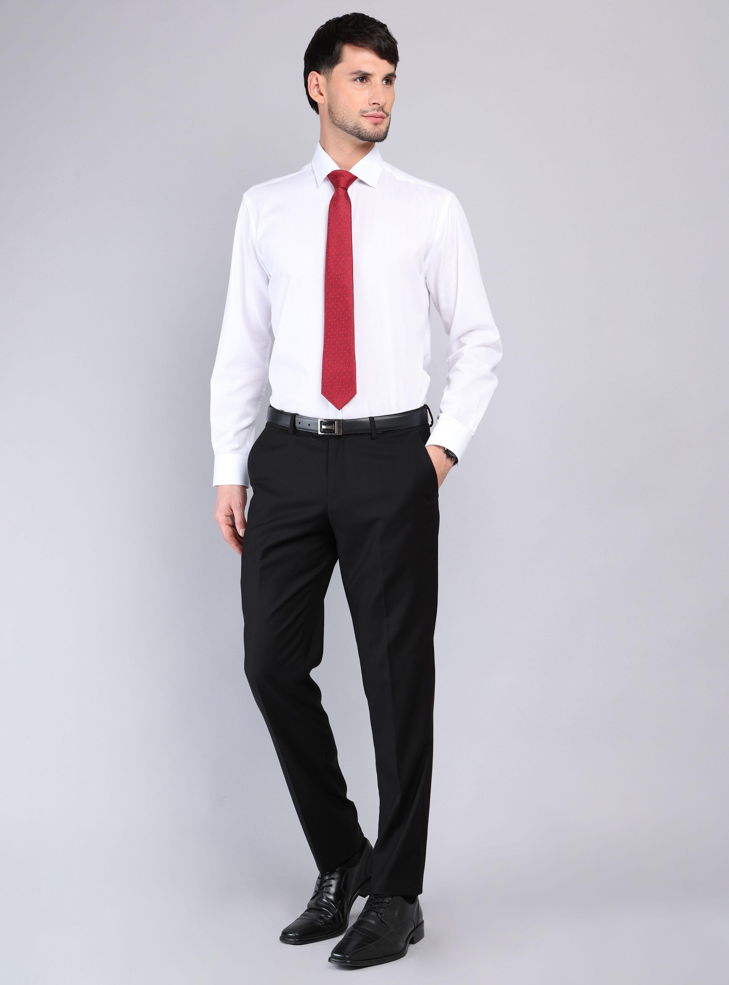 Camisa Formal Color Manga Larga Lisa-5