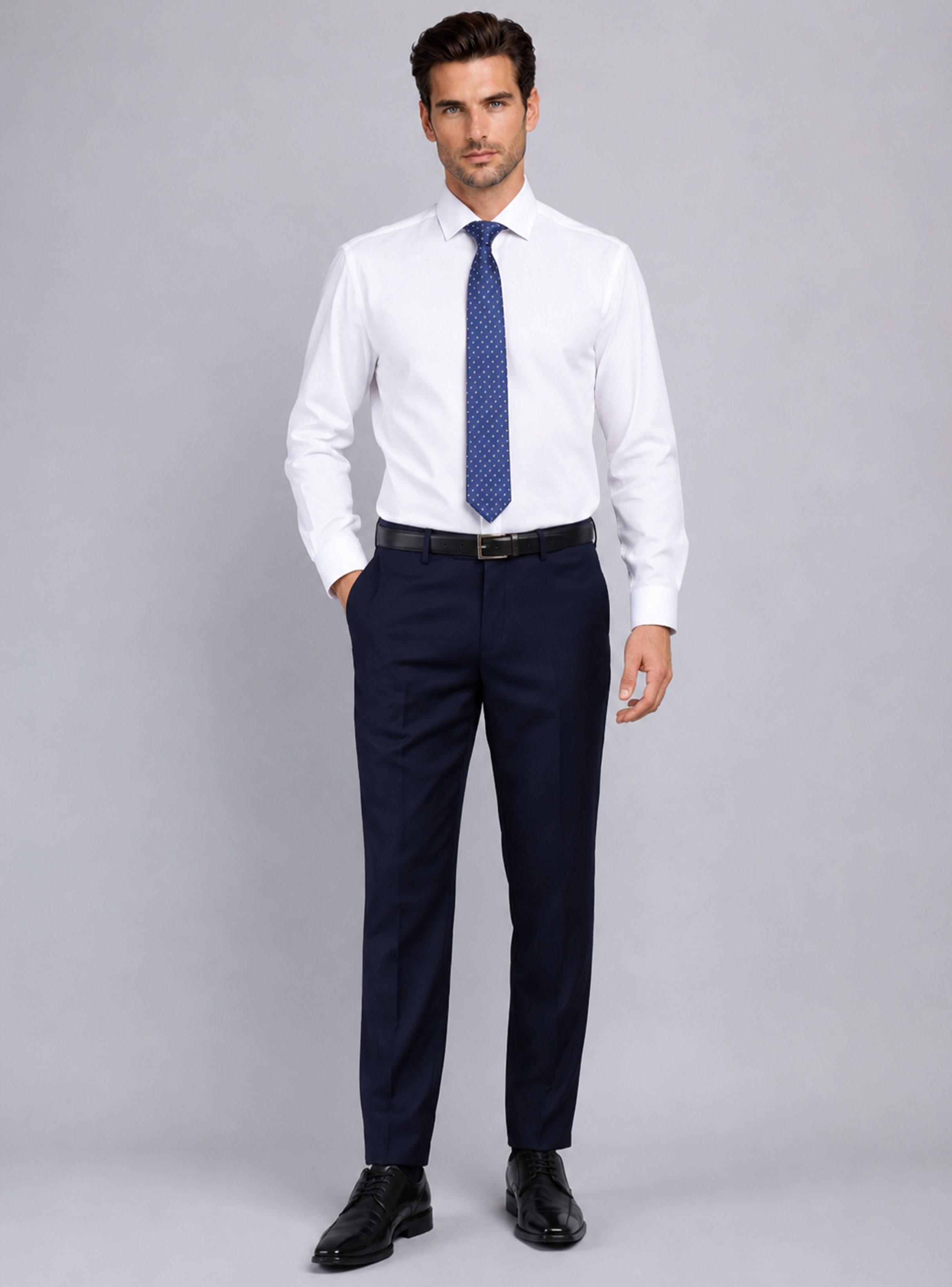 Camisa Formal Lisa Color Manga Larga-5