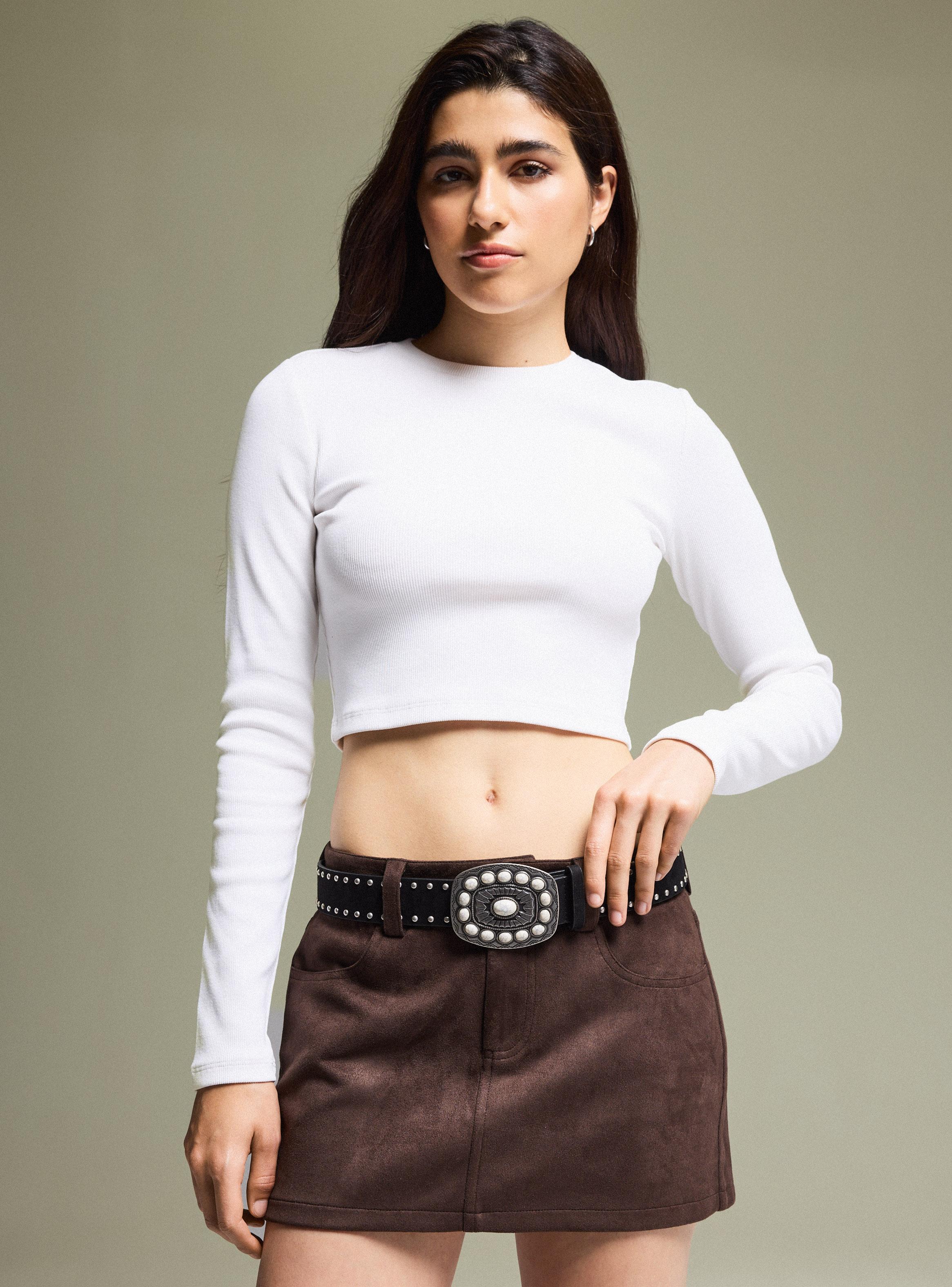 Cinturón Hebilla XL Suede y Aluminio-4