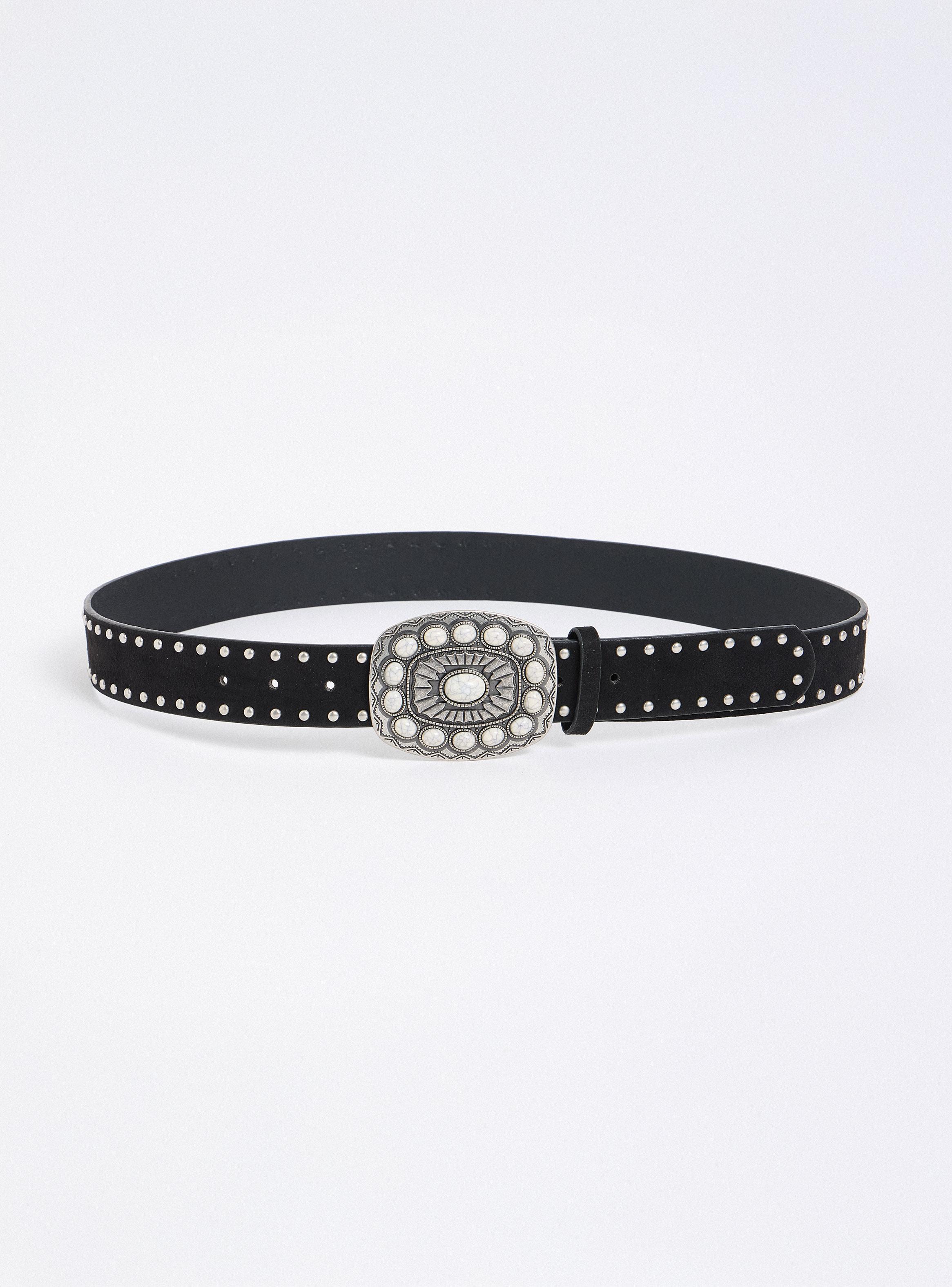 Cinturón Hebilla XL Suede y Aluminio-2