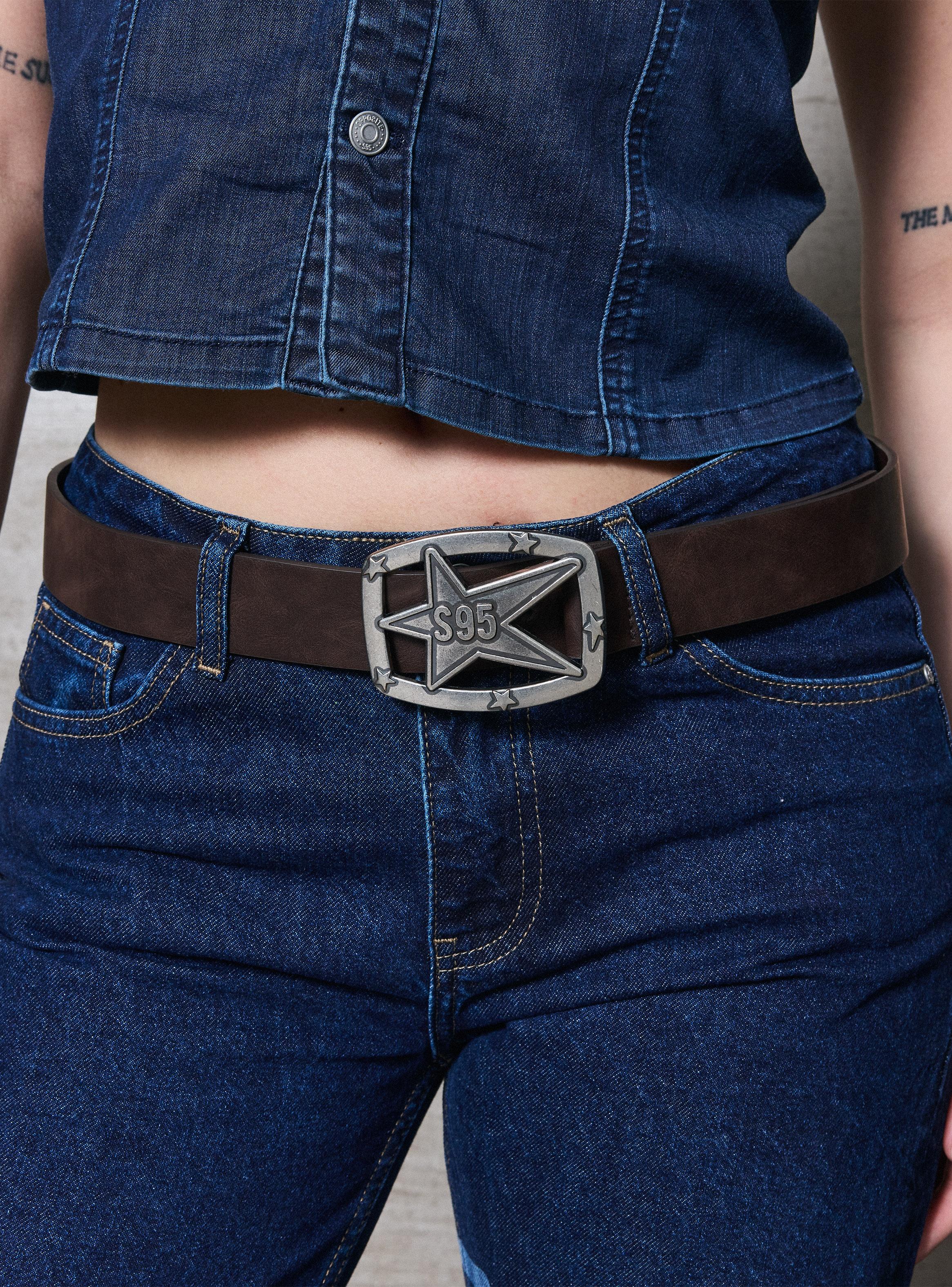 Cinturón Hebilla Placa Colab Studio 95-2