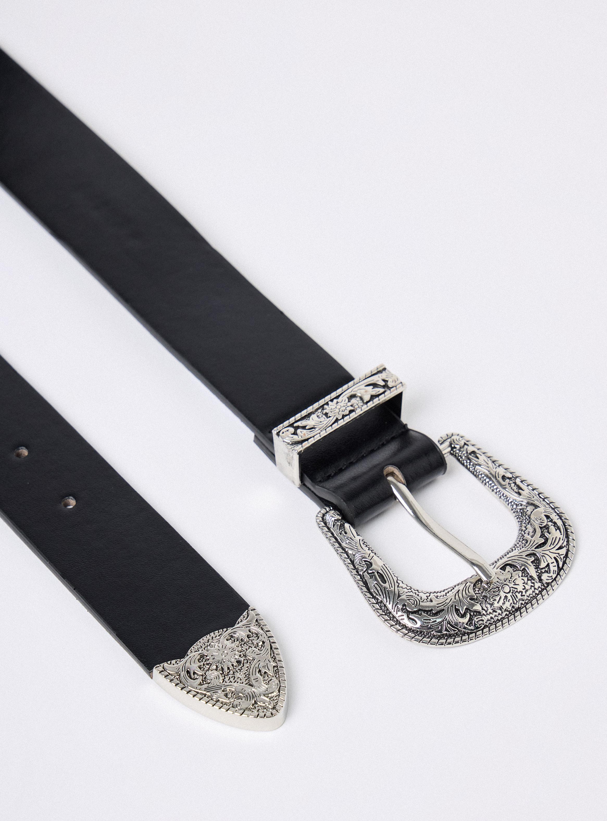 Cinturón Básico Hebilla Ornamental-2