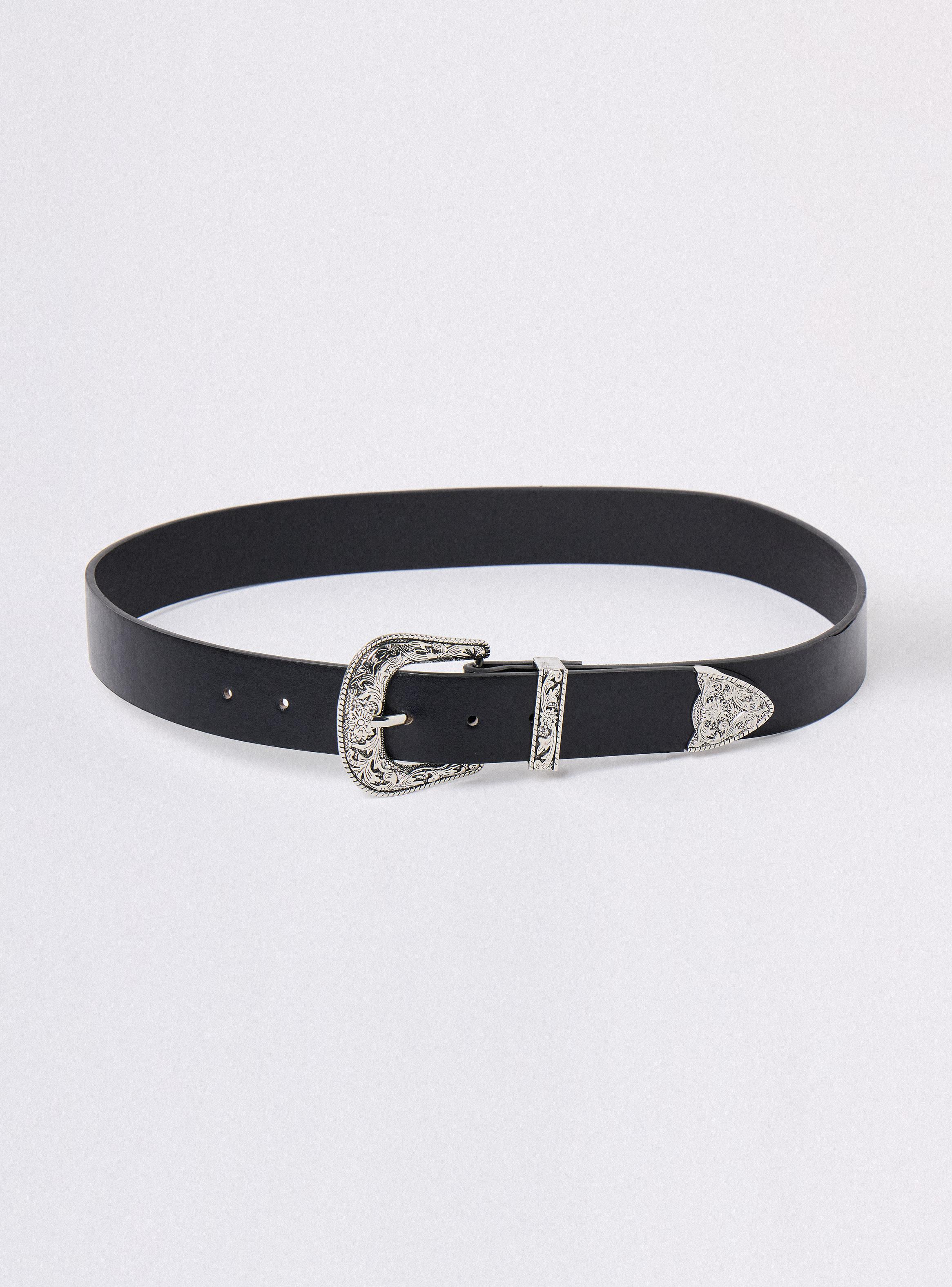 Cinturón Básico Hebilla Ornamental-1