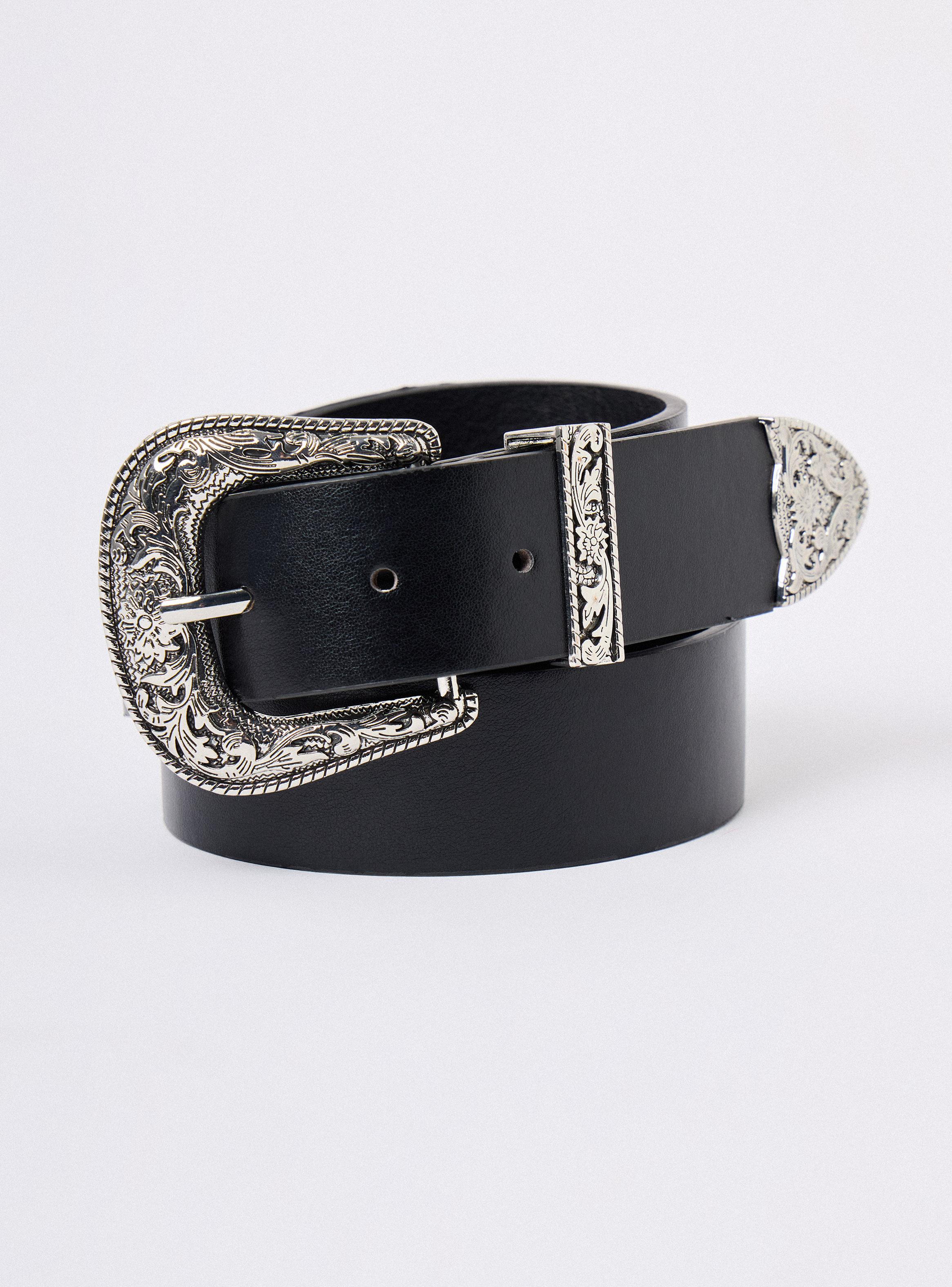 Cinturón Básico Hebilla Ornamental-0