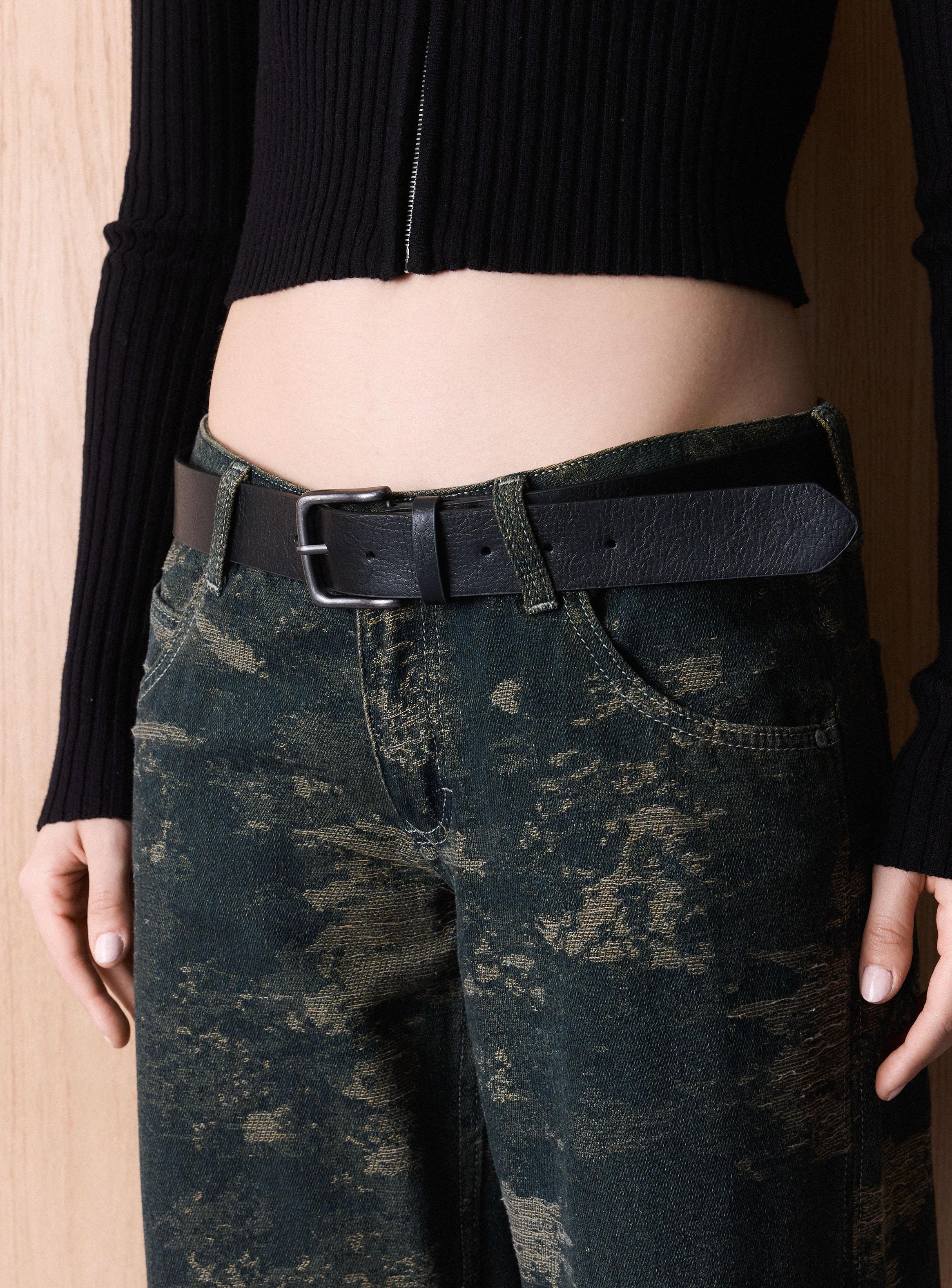 Cinturón Casual Hebilla Angosta-4