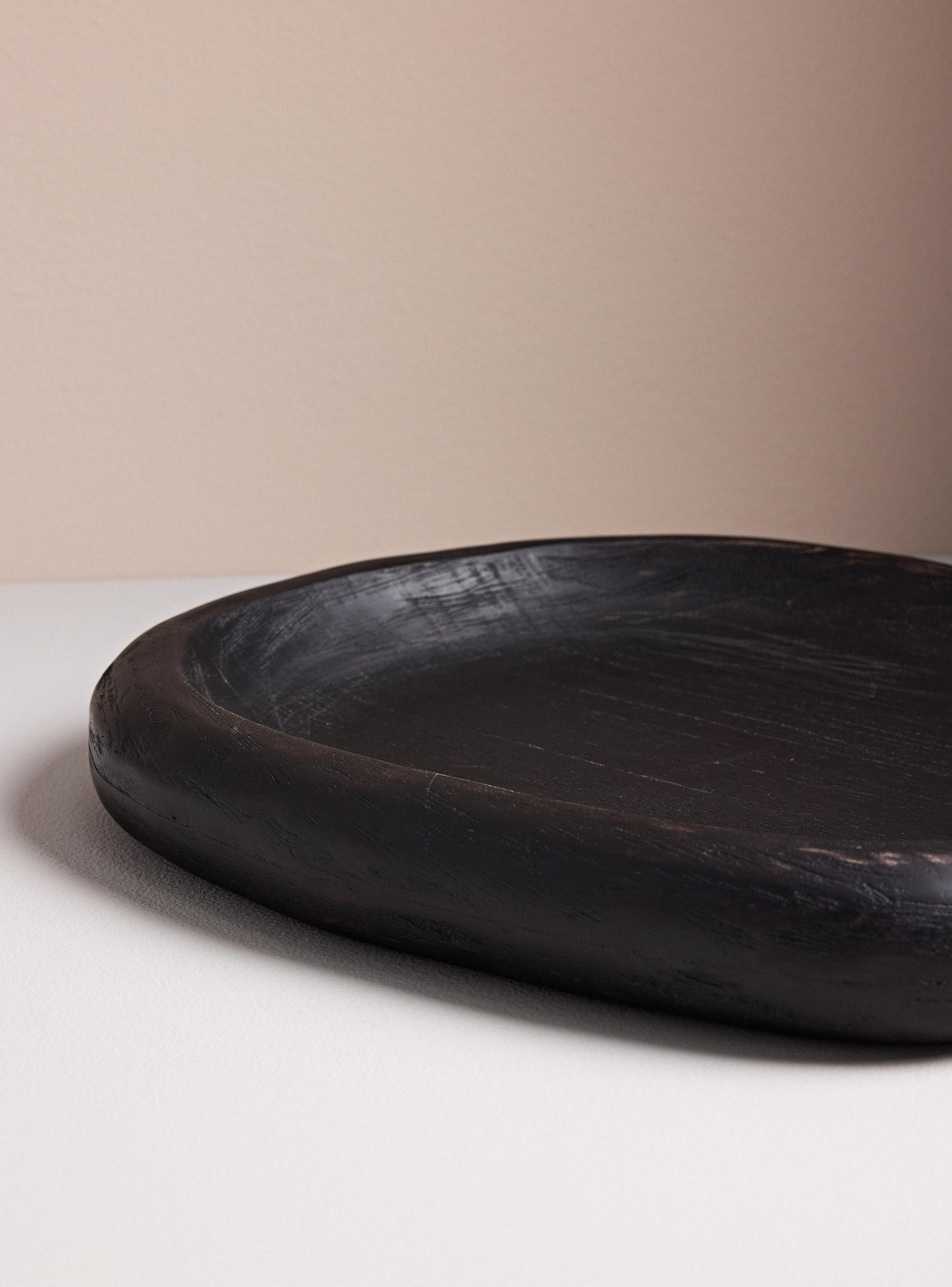 Centro de Mesa Mango Negro 35x32x5 cm-2