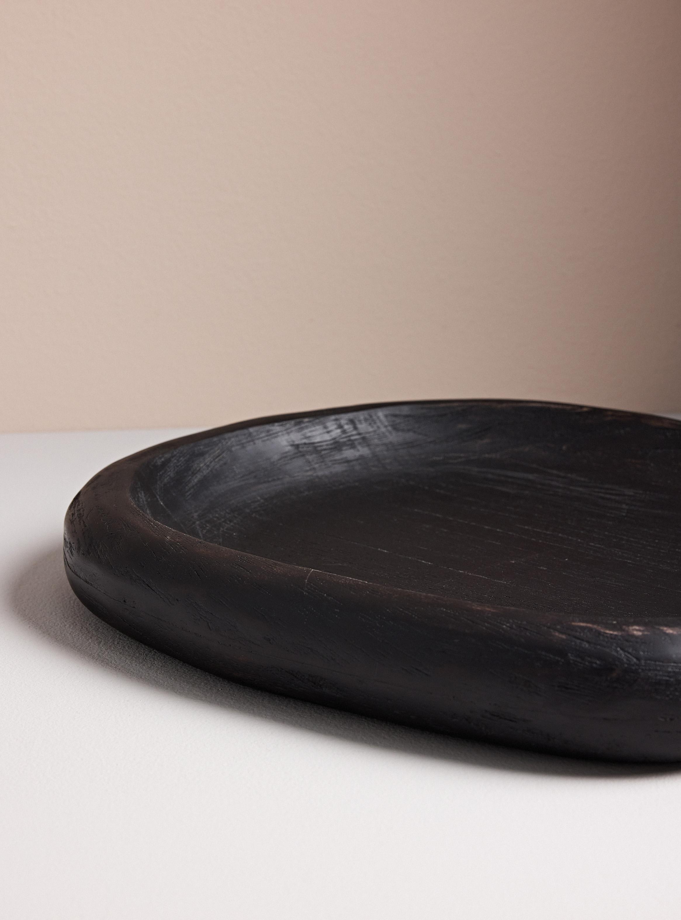 Centro de Mesa Mango Negro 35x32x5 cm-3