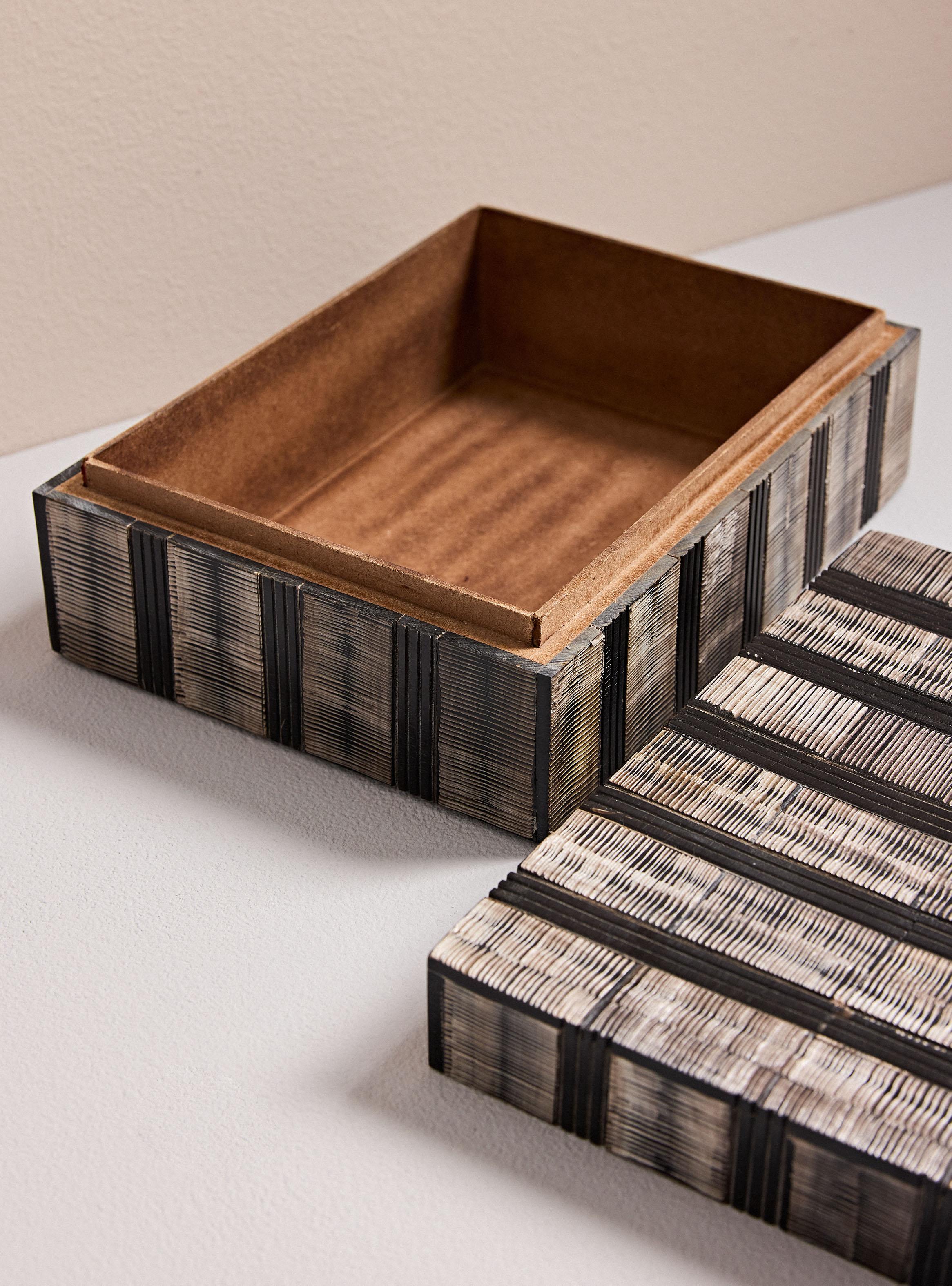 Caja Decorativa Wabi Sabi 20x15x4 cm-2