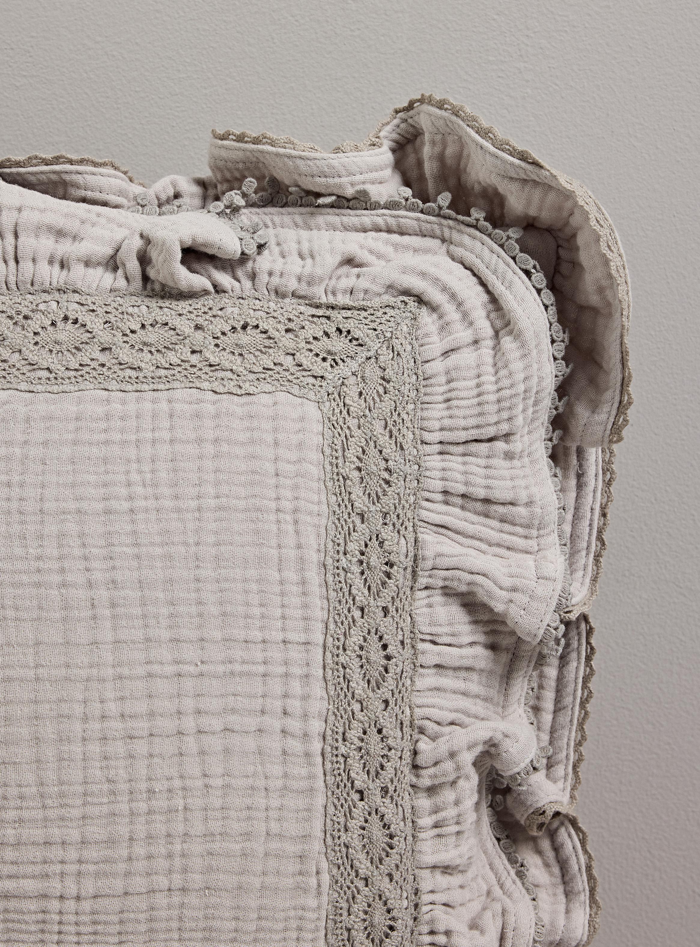 Cojín Maria Antonieta Blanco 40x40 cm-2