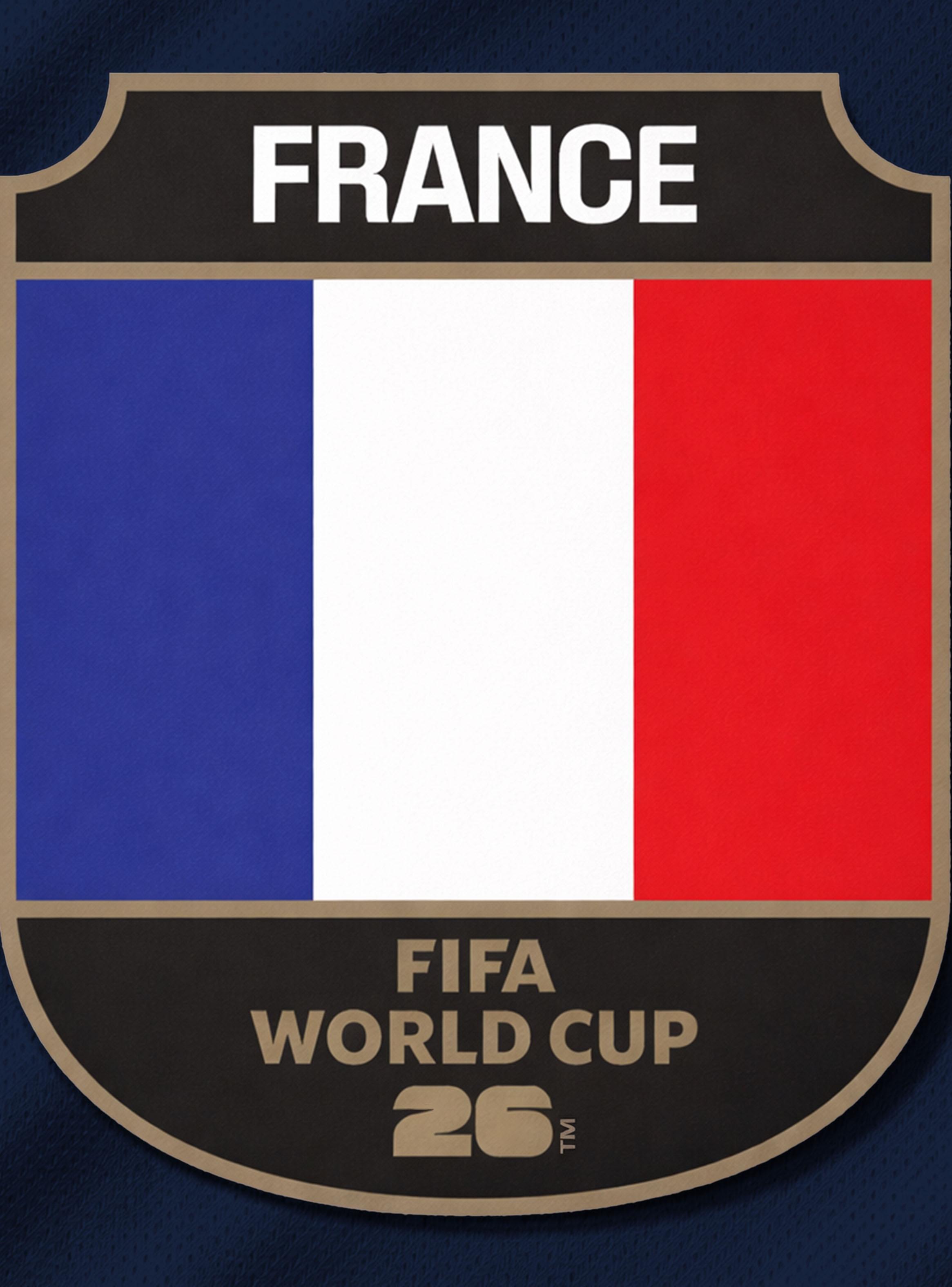 Camiseta de Fútbol Manga Corta de Niño Jumbo Francia-3