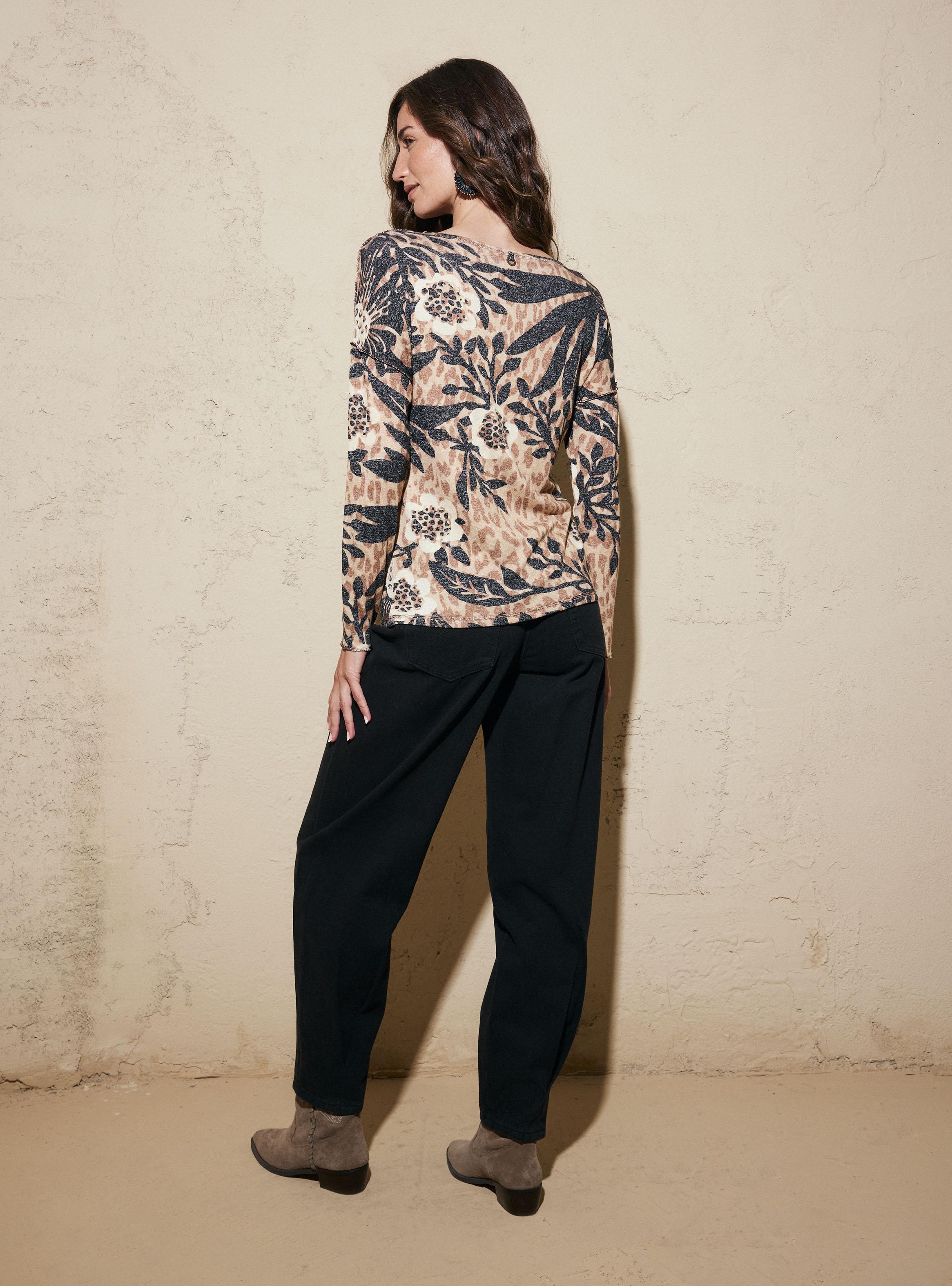 Polera Print Florales-5