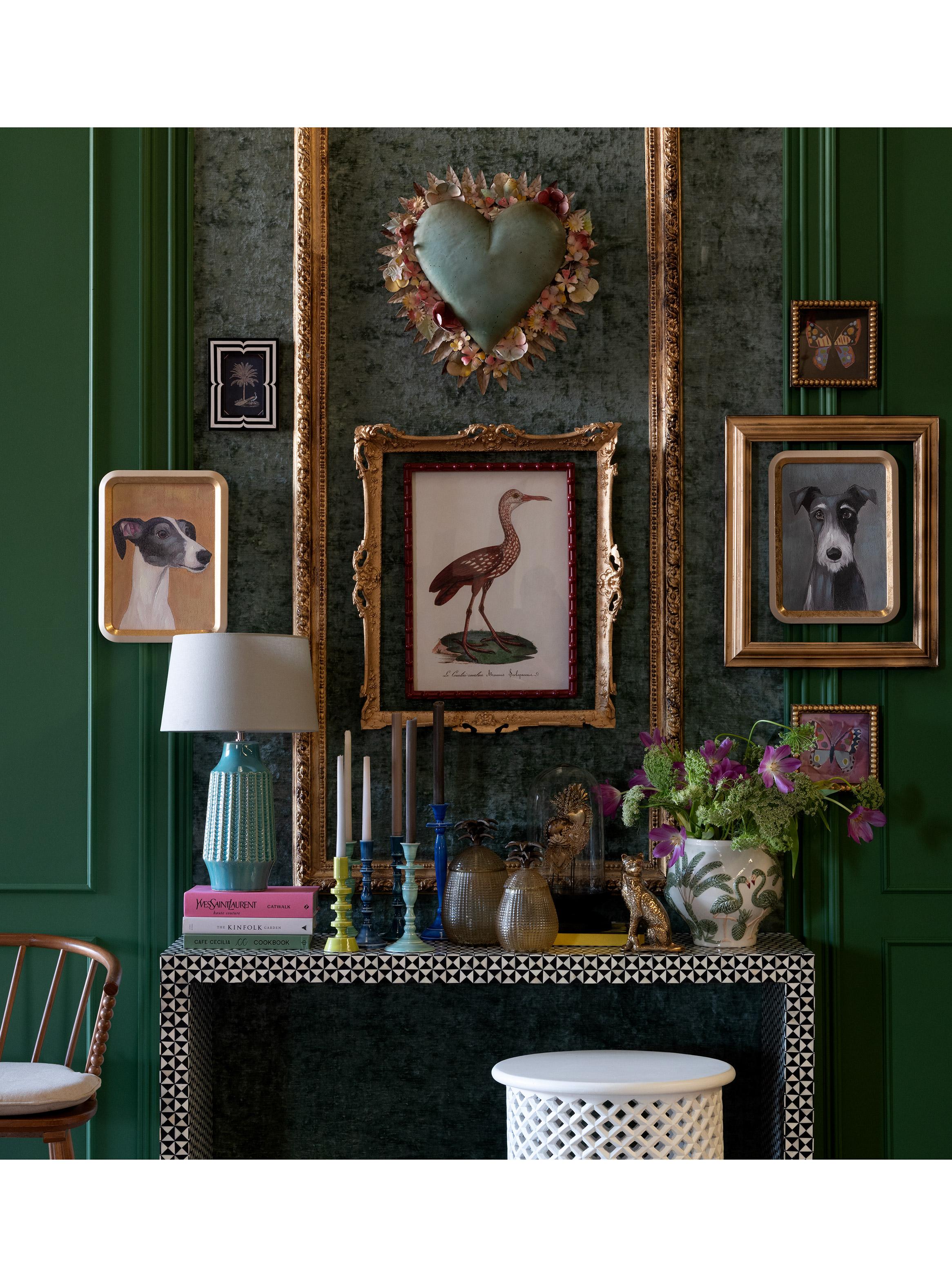 Adorno Corazones Ecléctica 22x37 cm-3