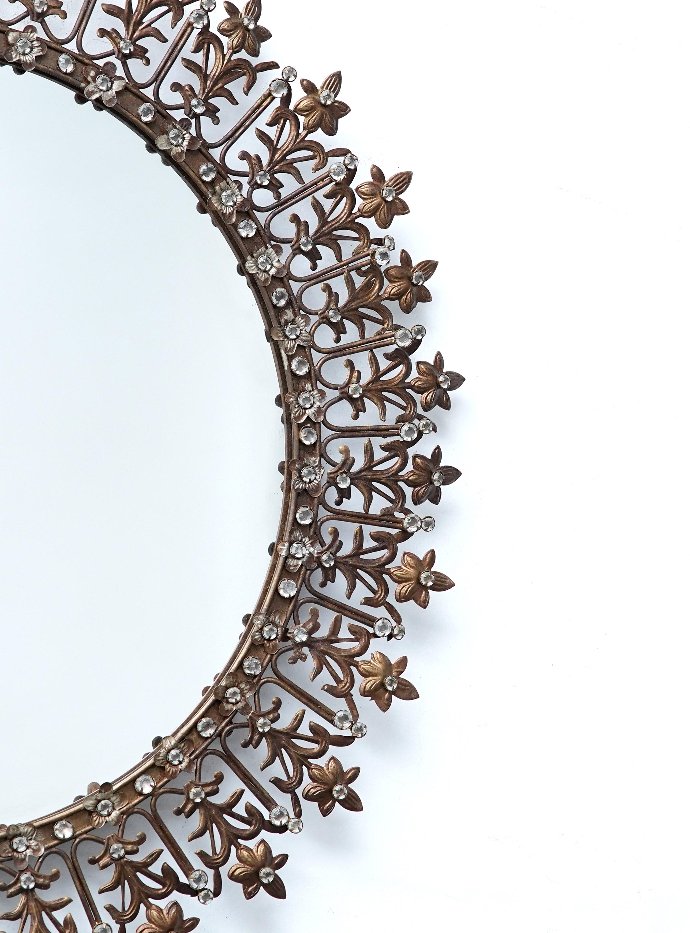 Espejo Eclectica Dorado 53 cm-2