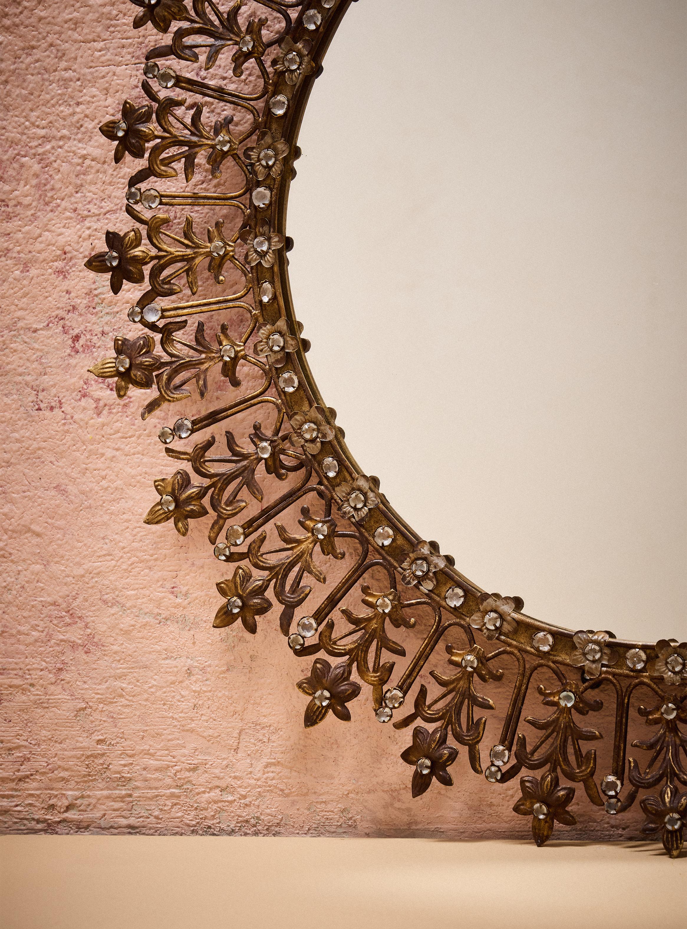 Espejo Eclectica Dorado 53 cm-2