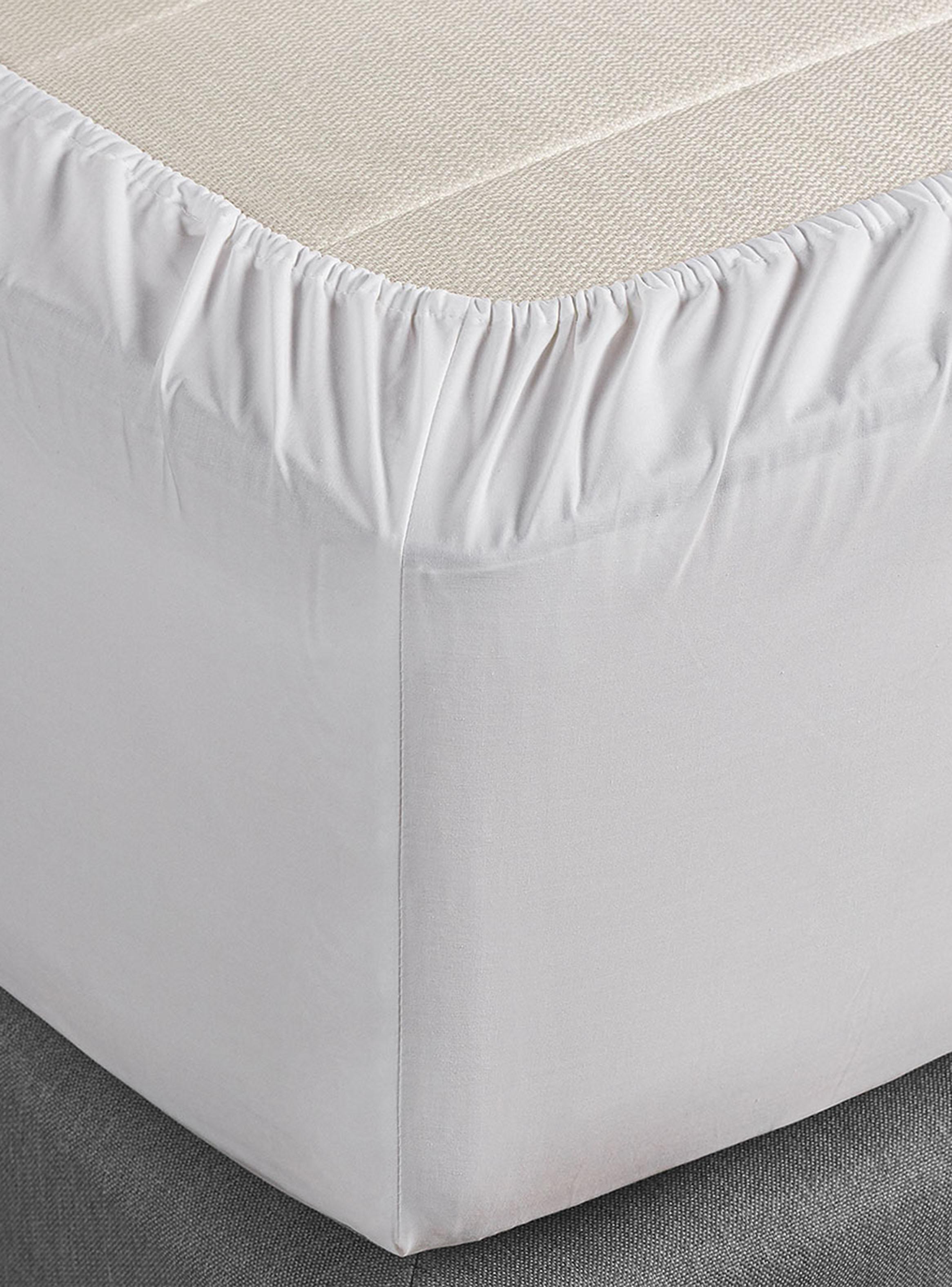 Sábana 2 Plazas Bordada Botánica Blanca 220 Hilos-4