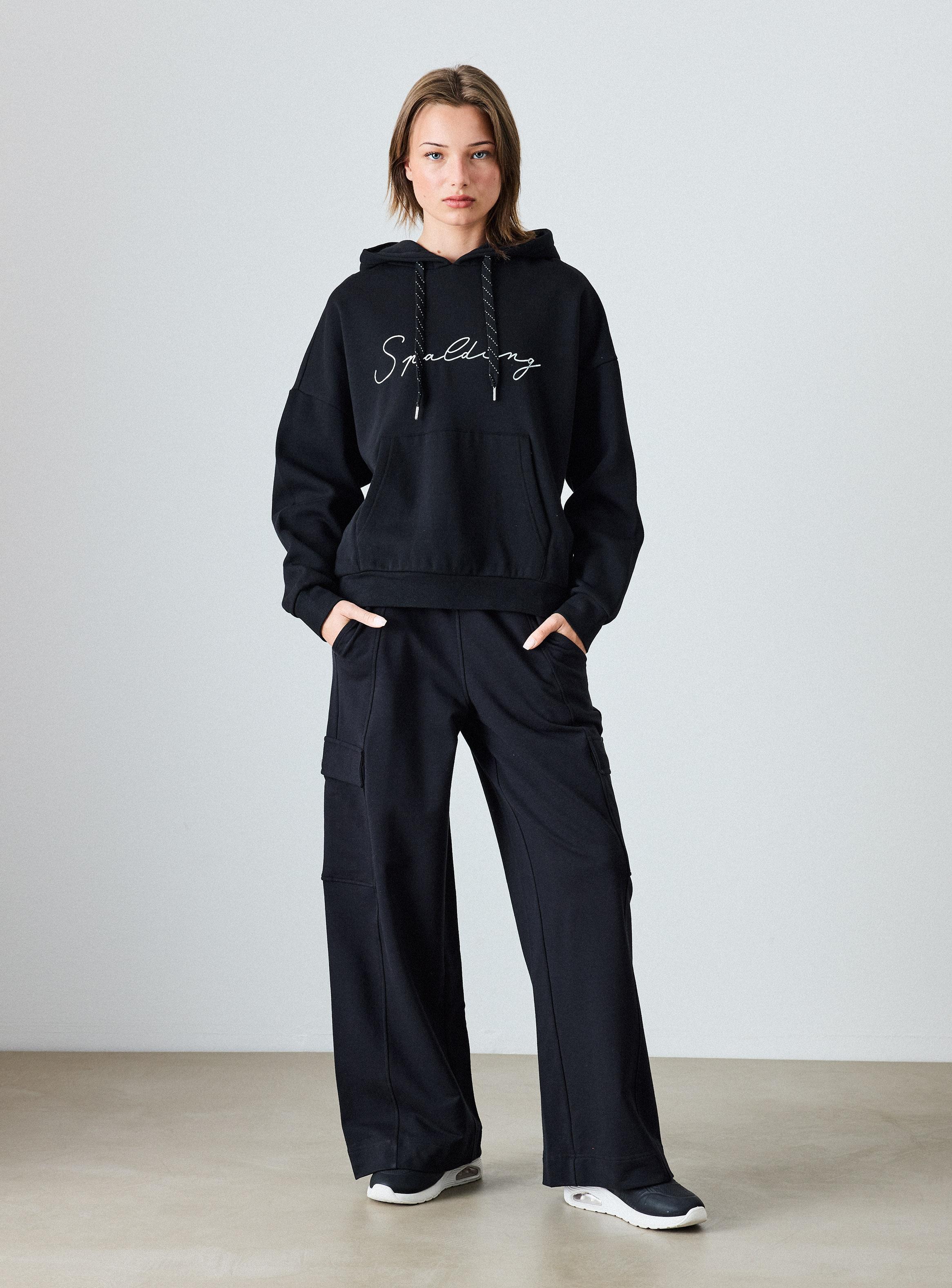 Pantalón de Buzo Wide Leg Cargo-4
