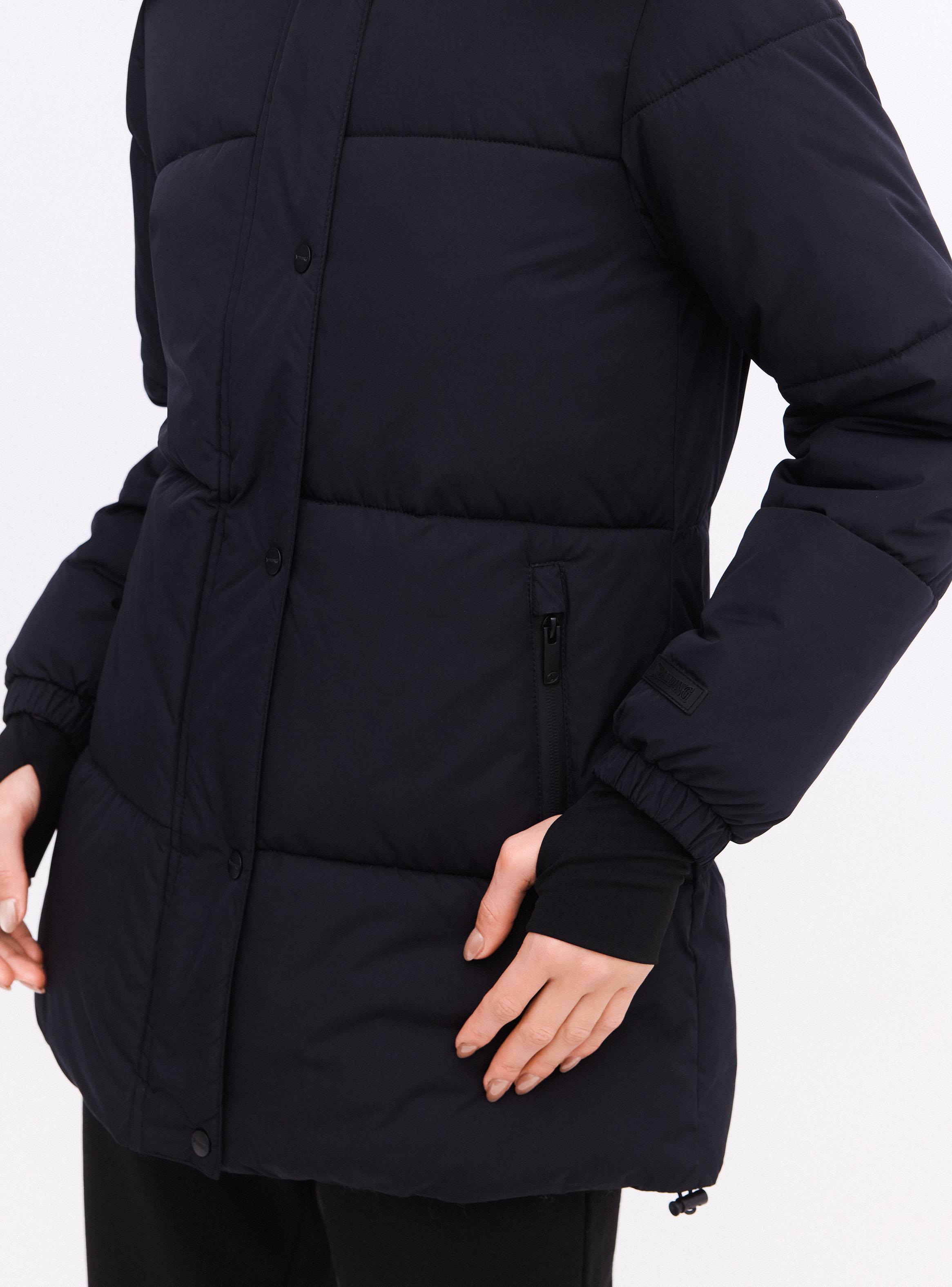 Parka Larga con Broches y Gorro-3