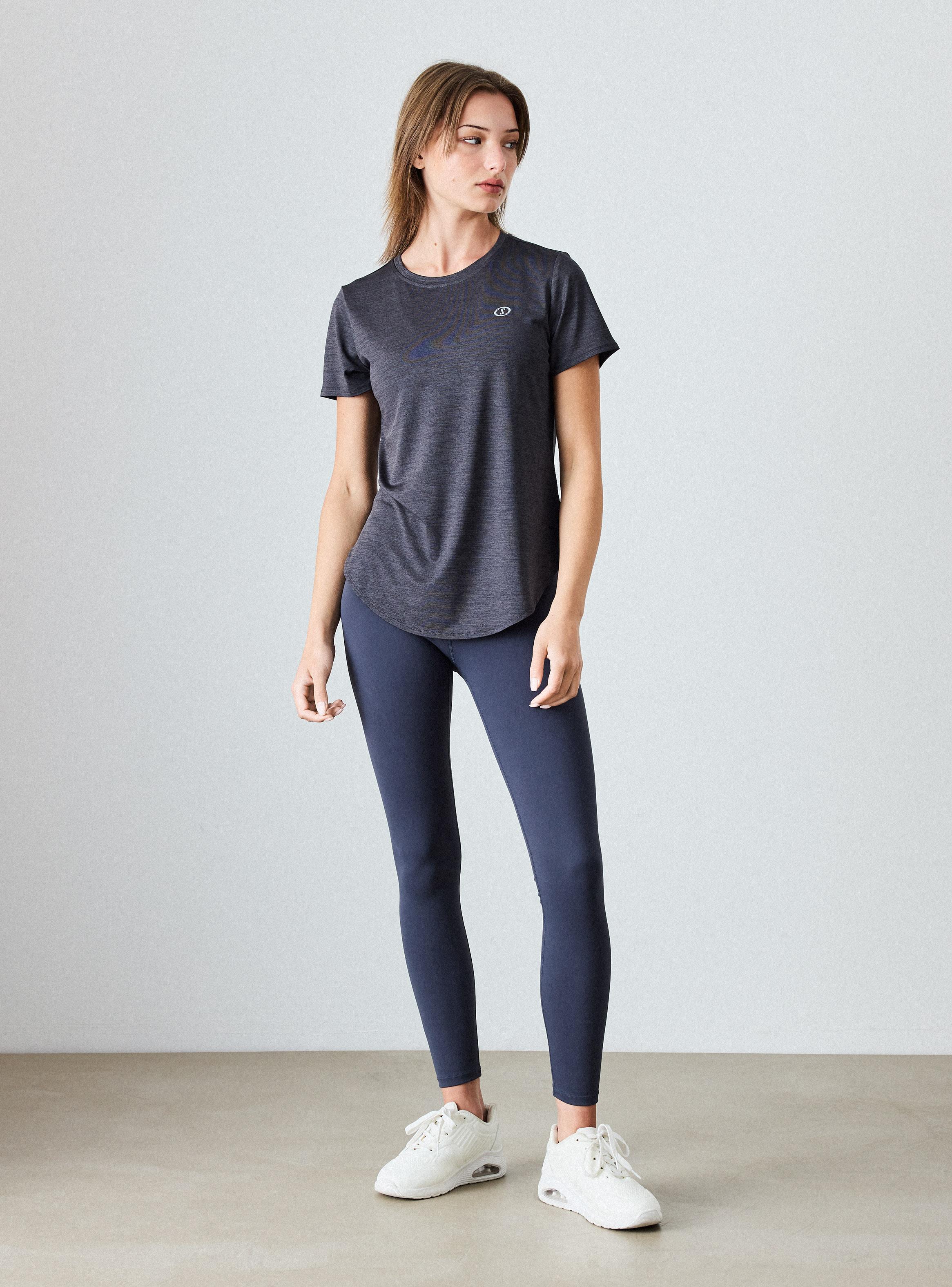 Polera Manga Corta Melange-4