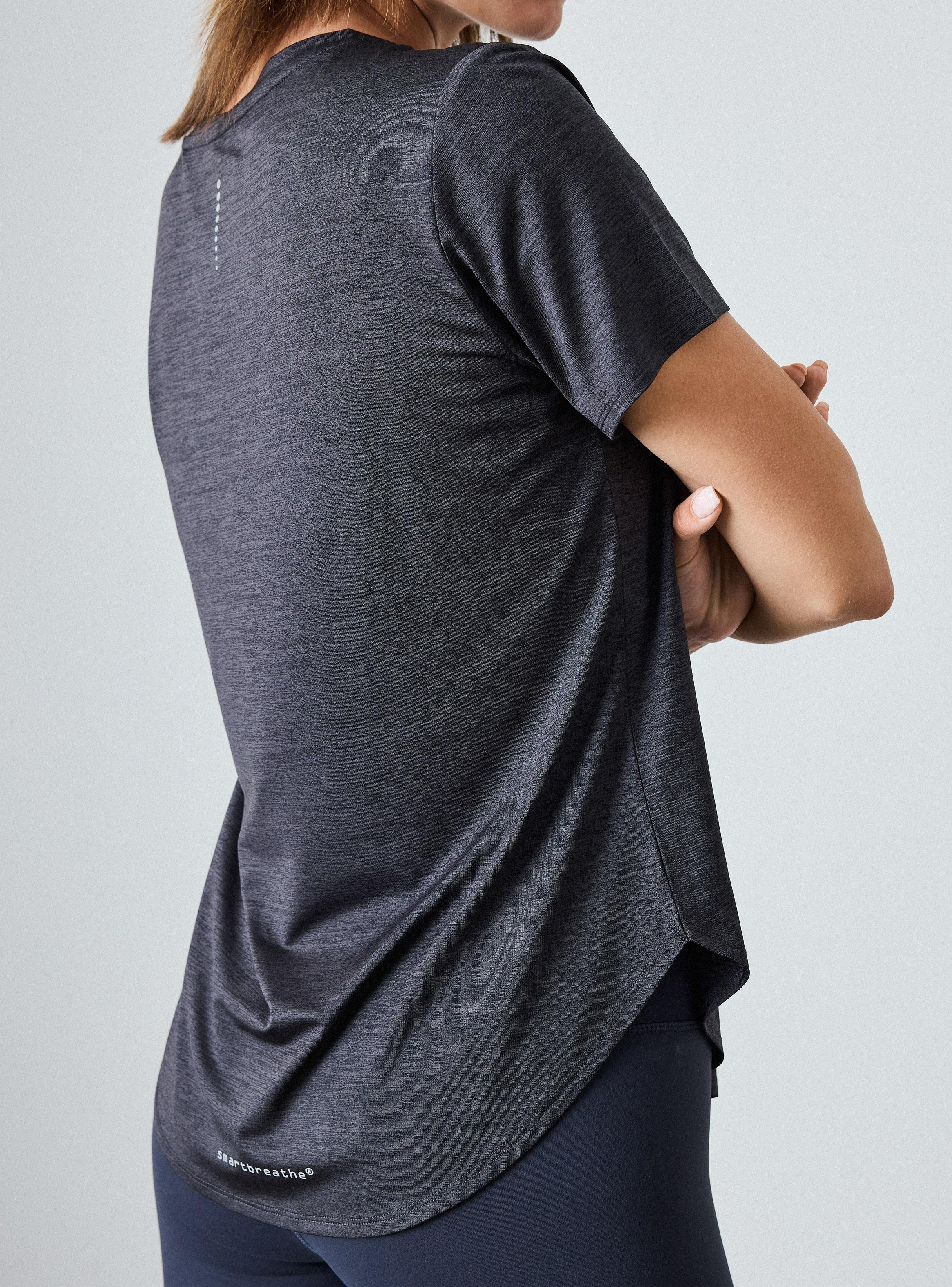 Polera Manga Corta Melange-3