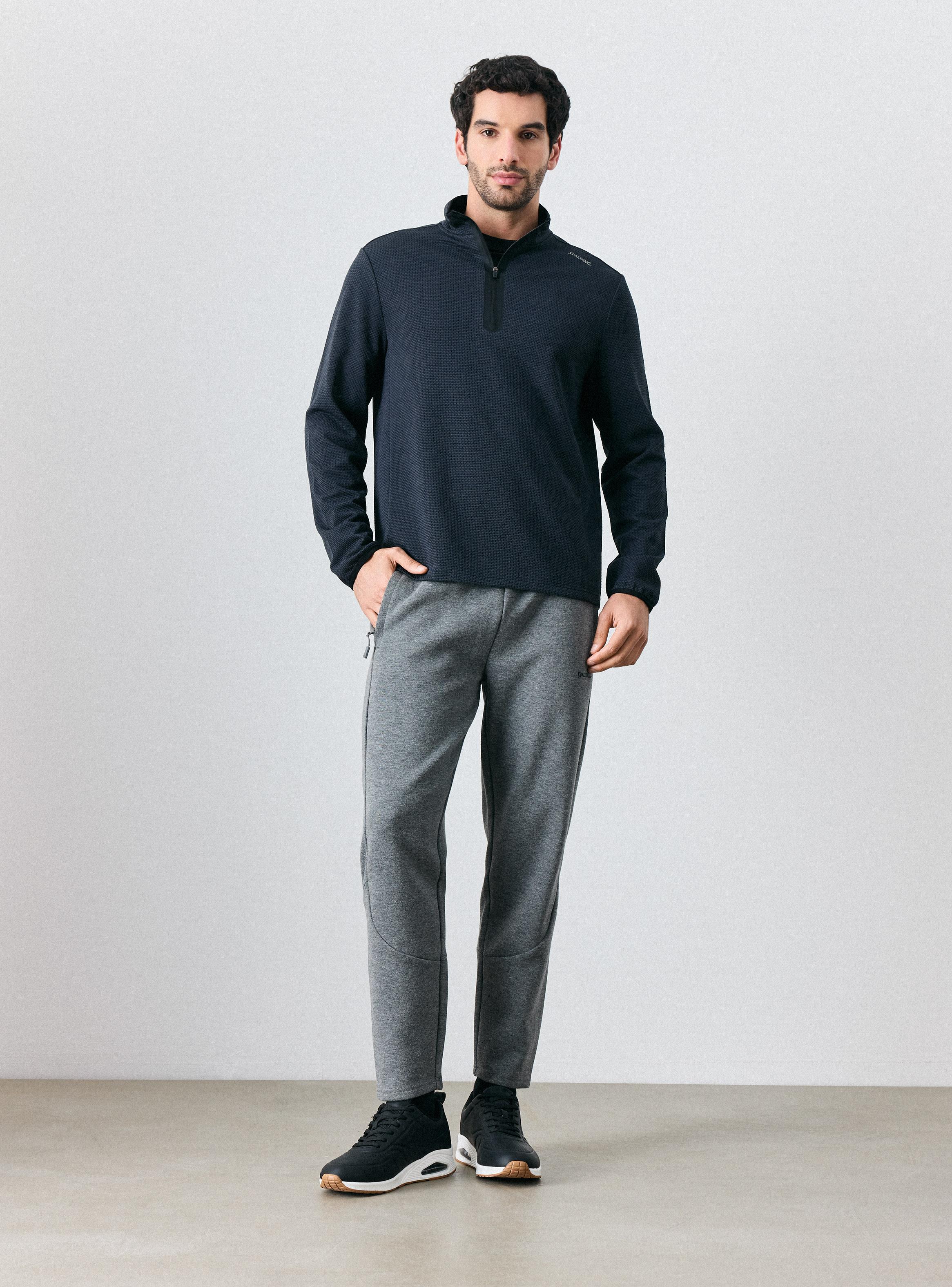 Polerón Medio Cierre Manga Larga-4