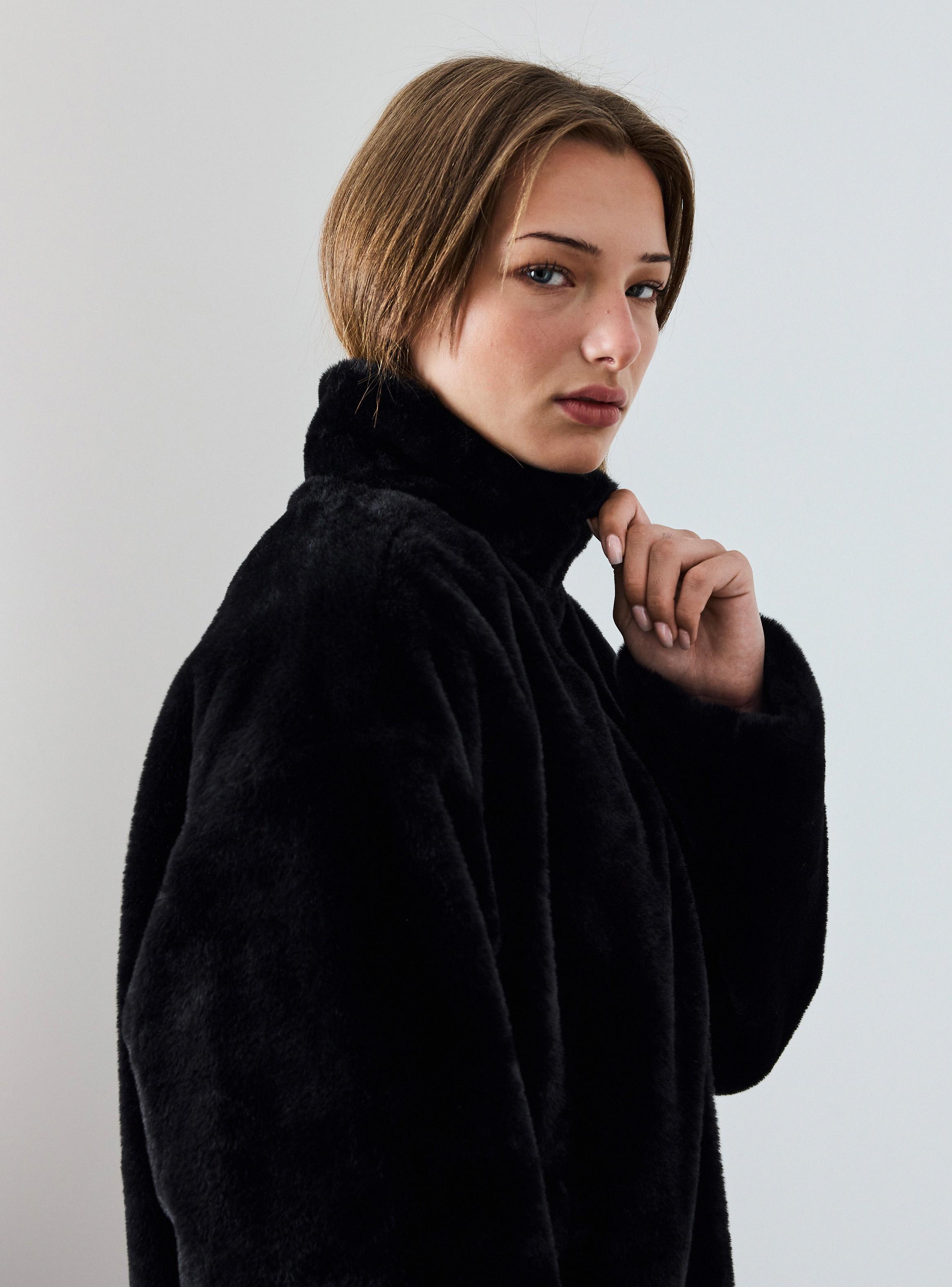 Polar Chaqueta Peluda-2