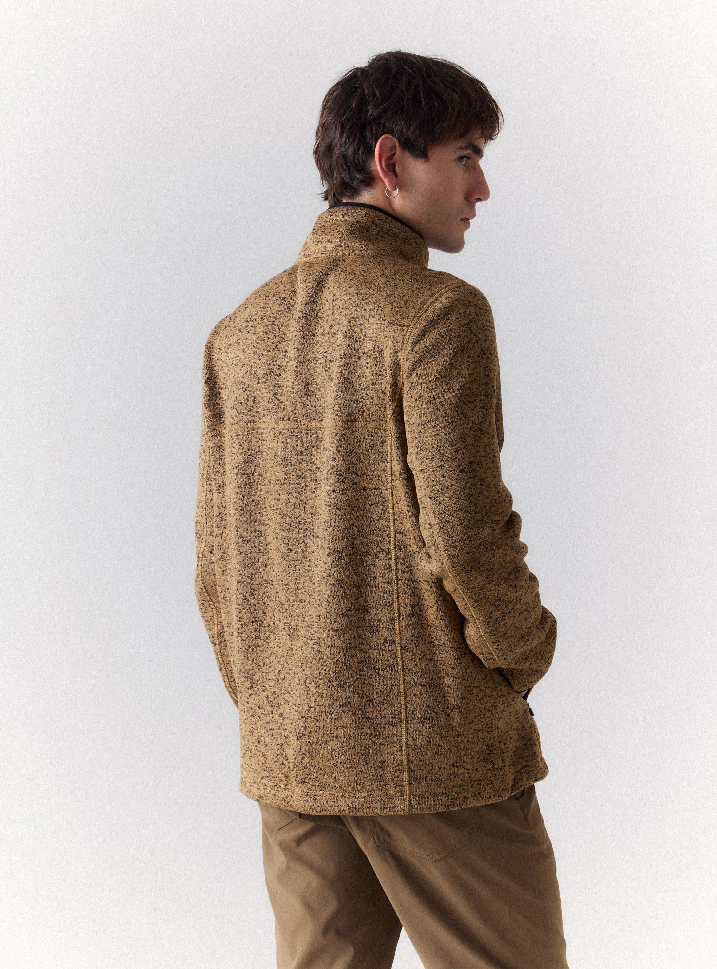 Polar Look Tejido Melange Bolsillo Pecho-1