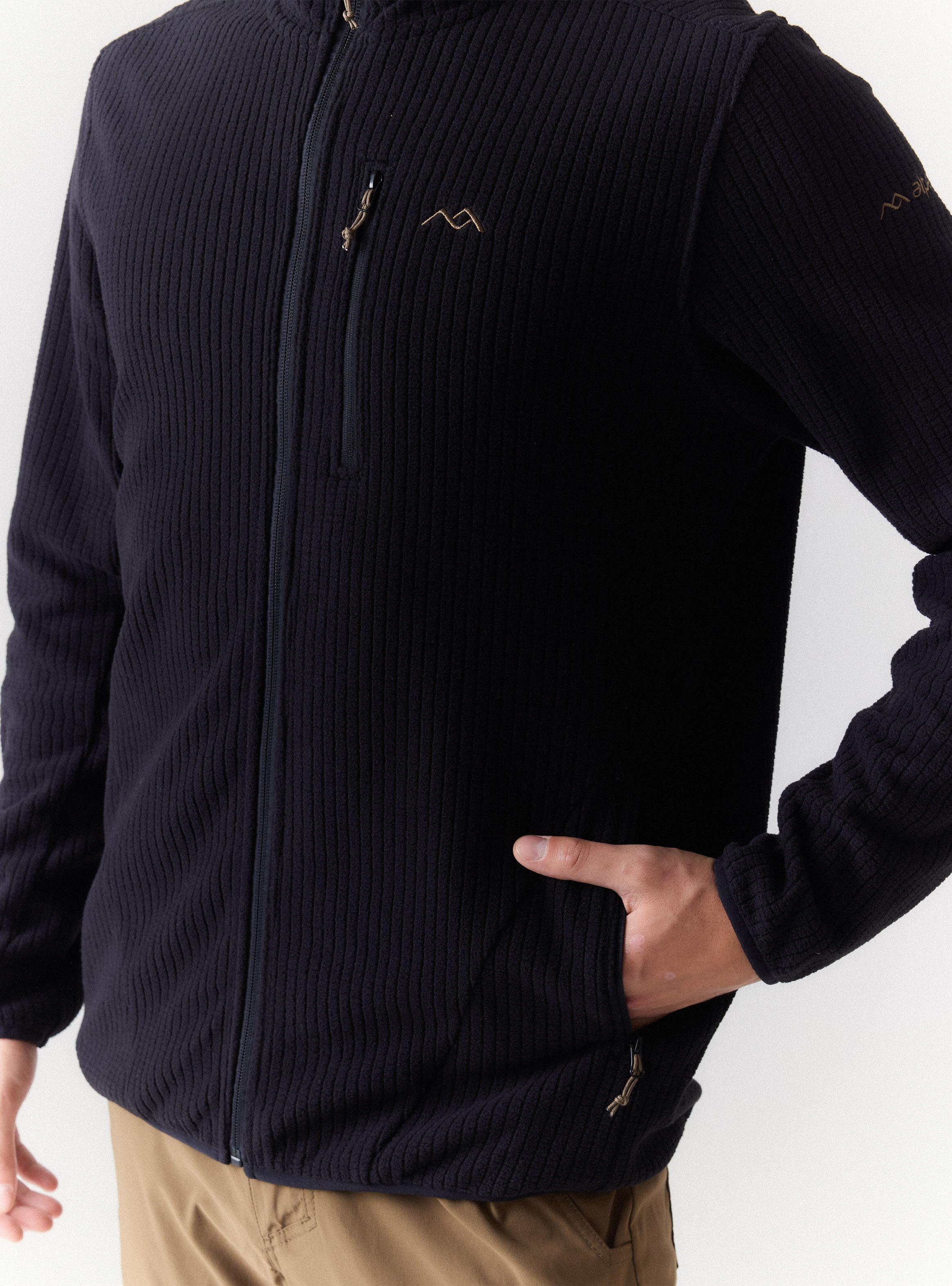 Polar Diseño Waffle Bolsillos con Cierre-3