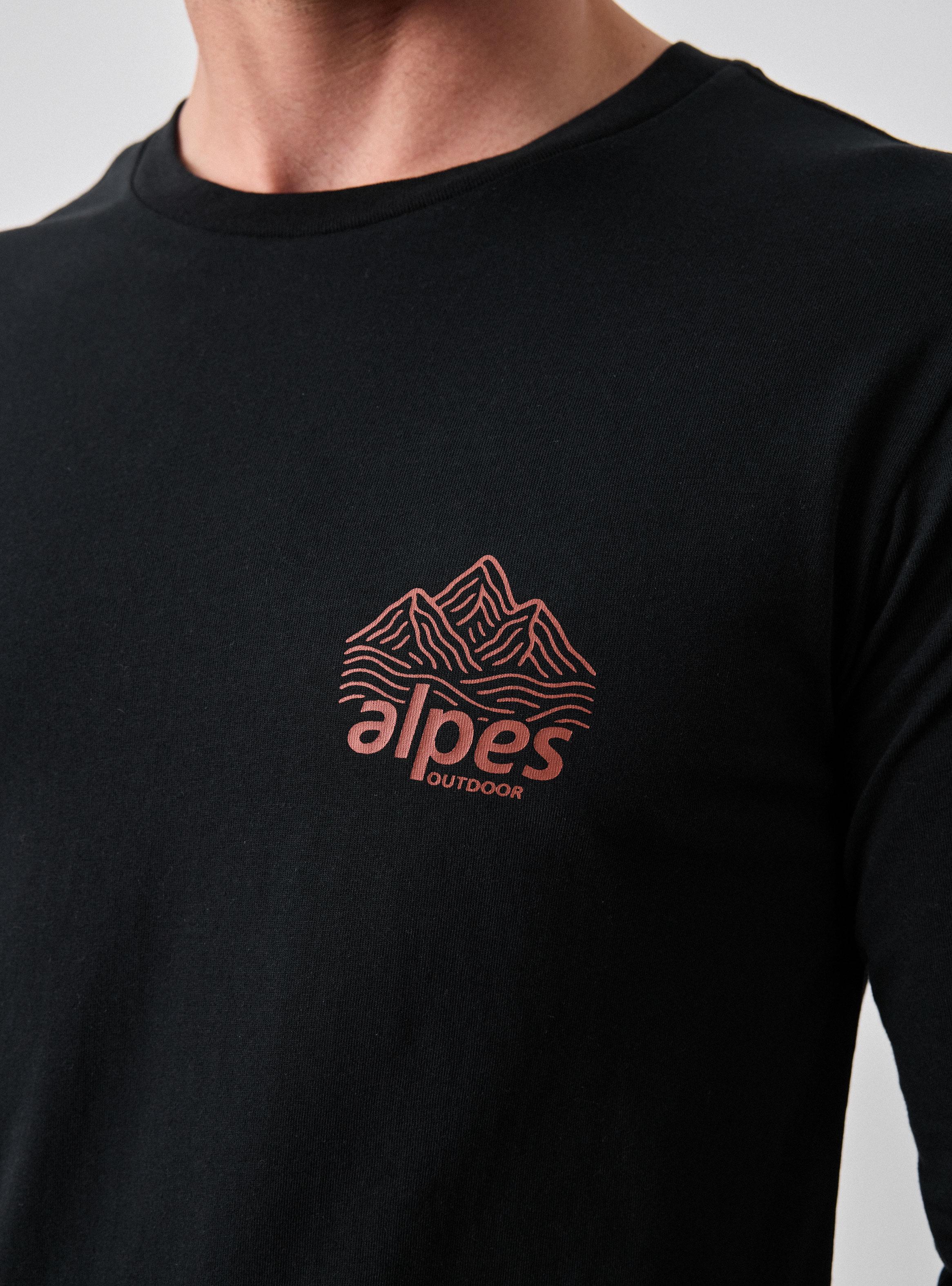 Polera Manga Larga Estampada-3