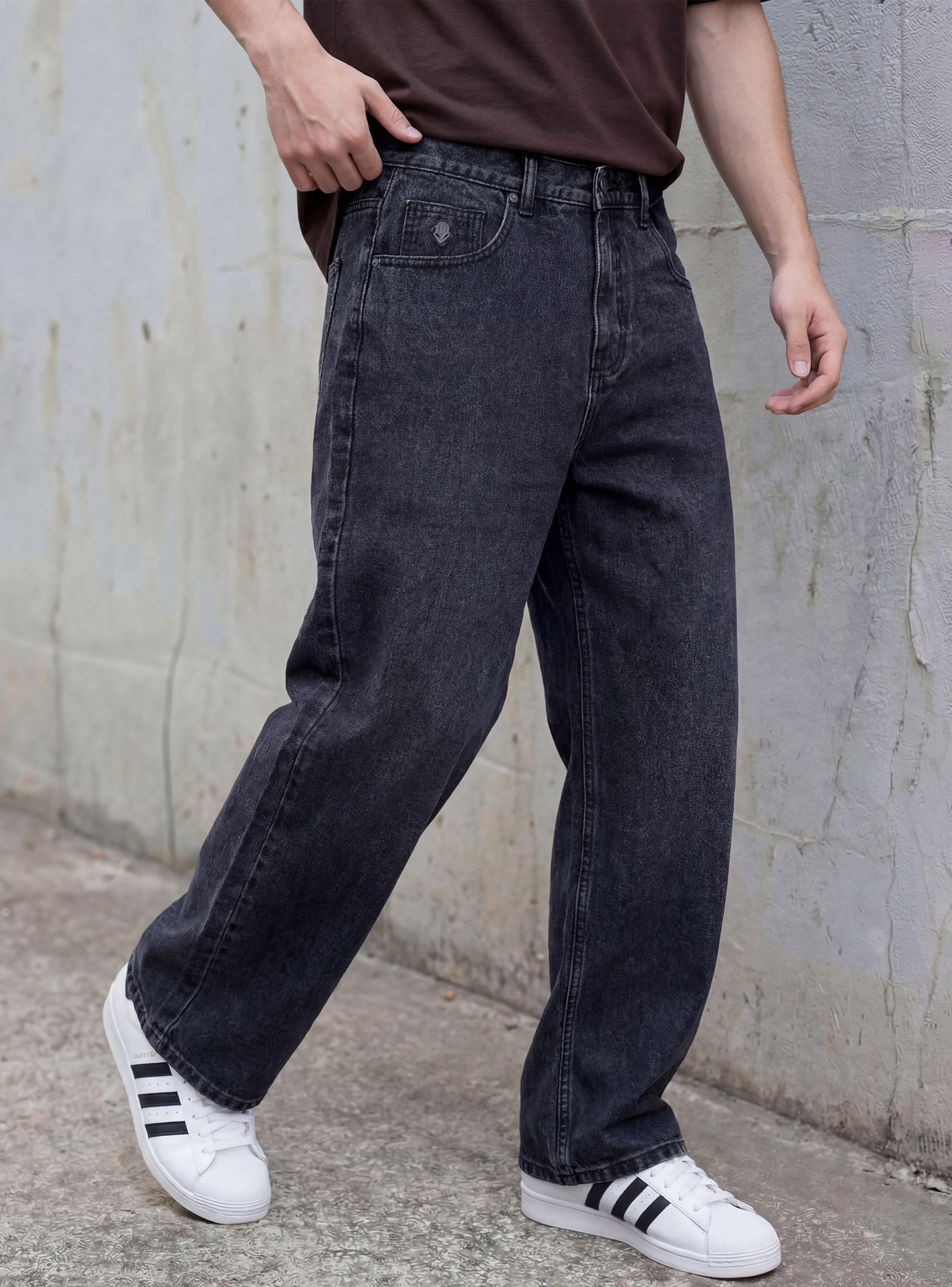 Jeans Balloon Baggy Algodón-2