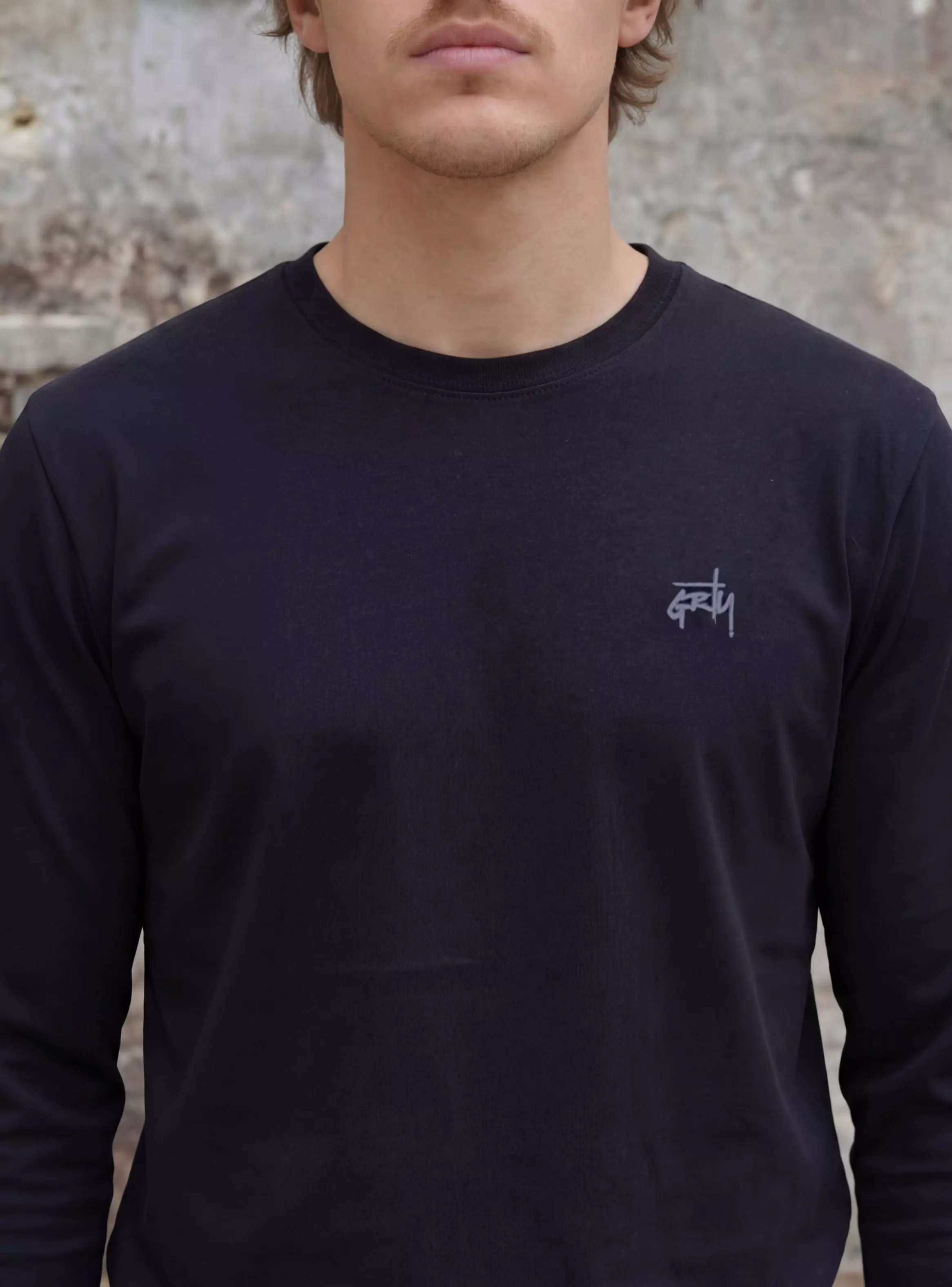 Polera Regular Manga Larga Grty-3