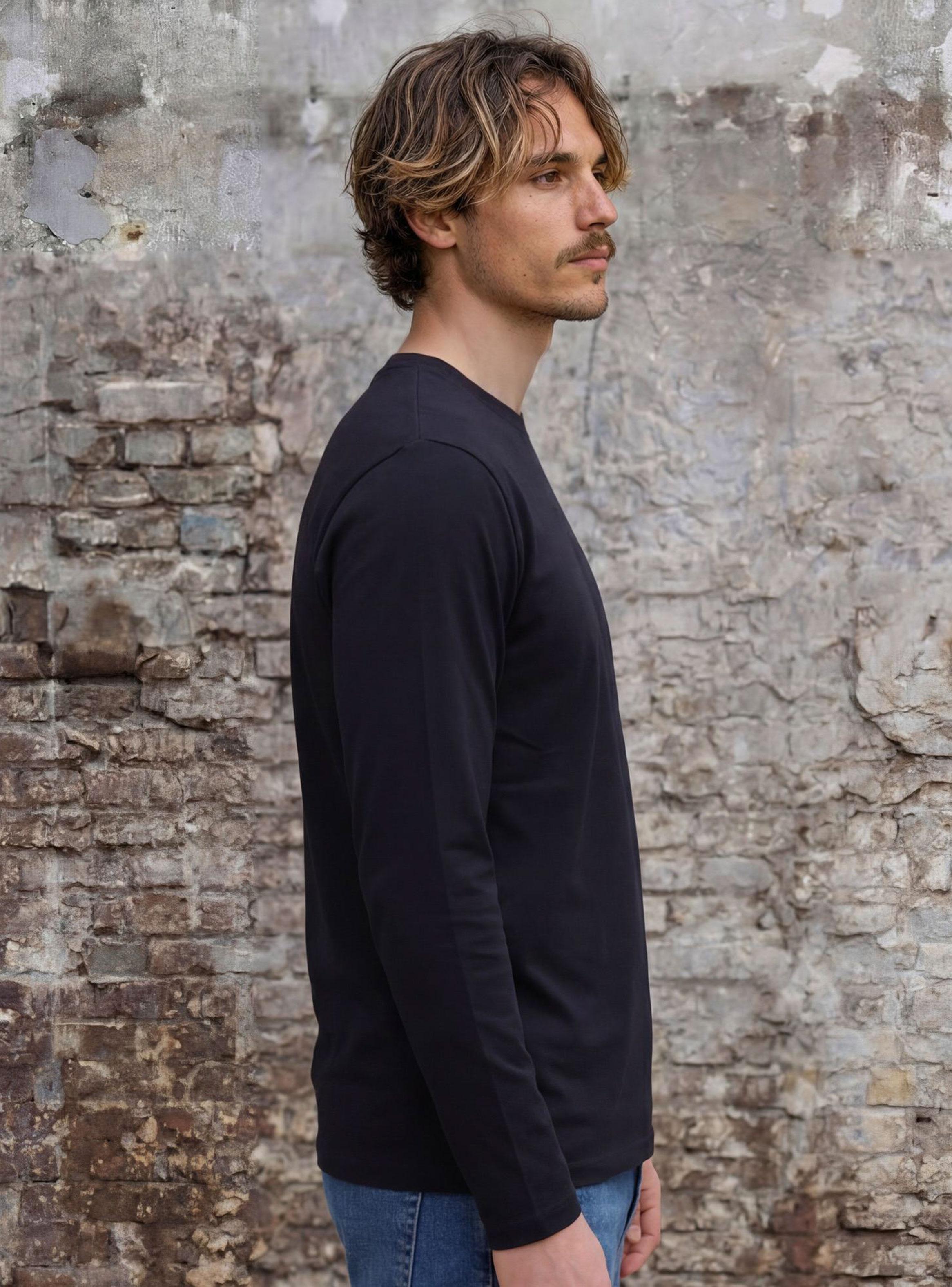 Polera Regular Manga Larga Grty-2