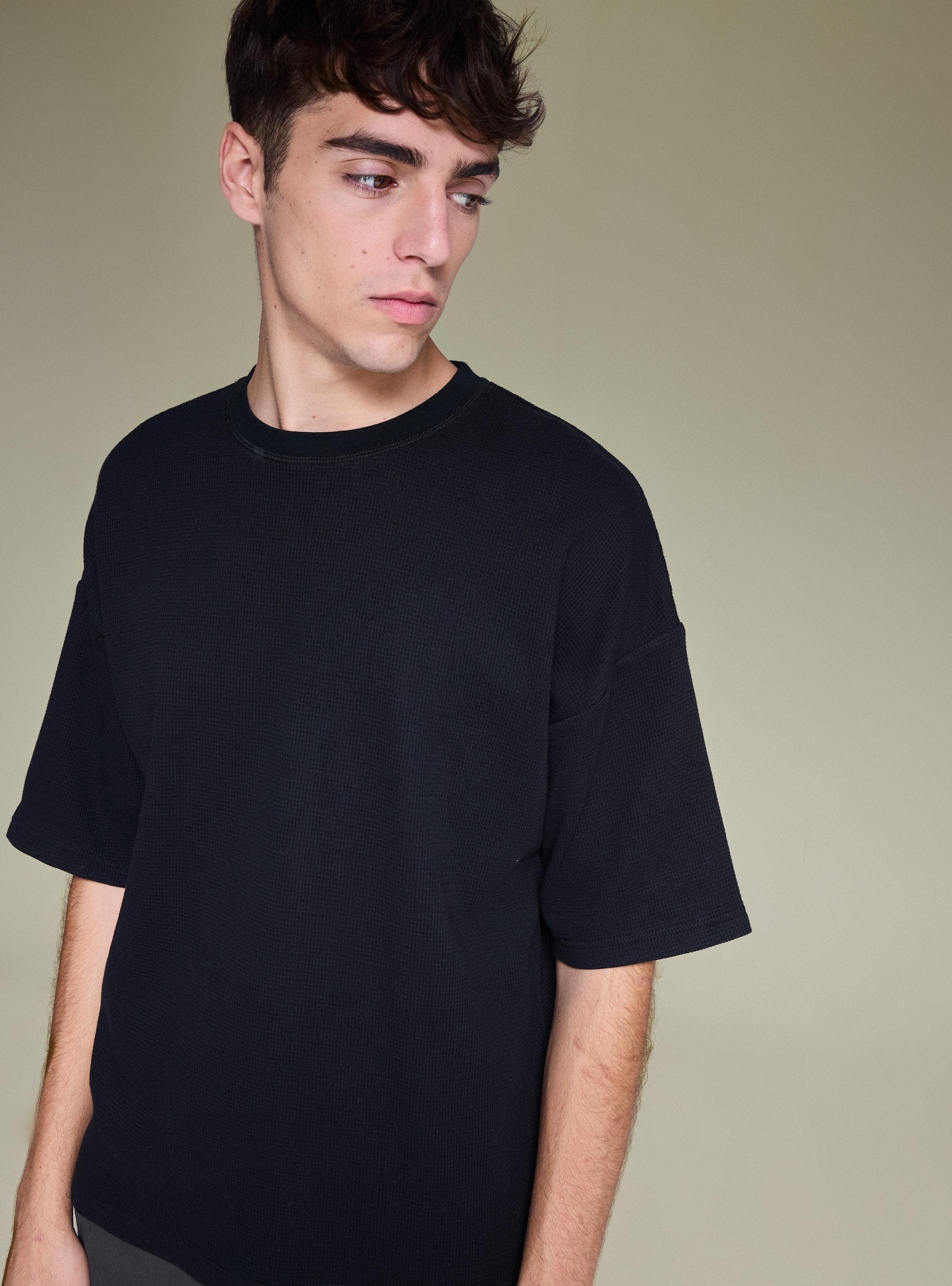 Polera Solida Oversize-2