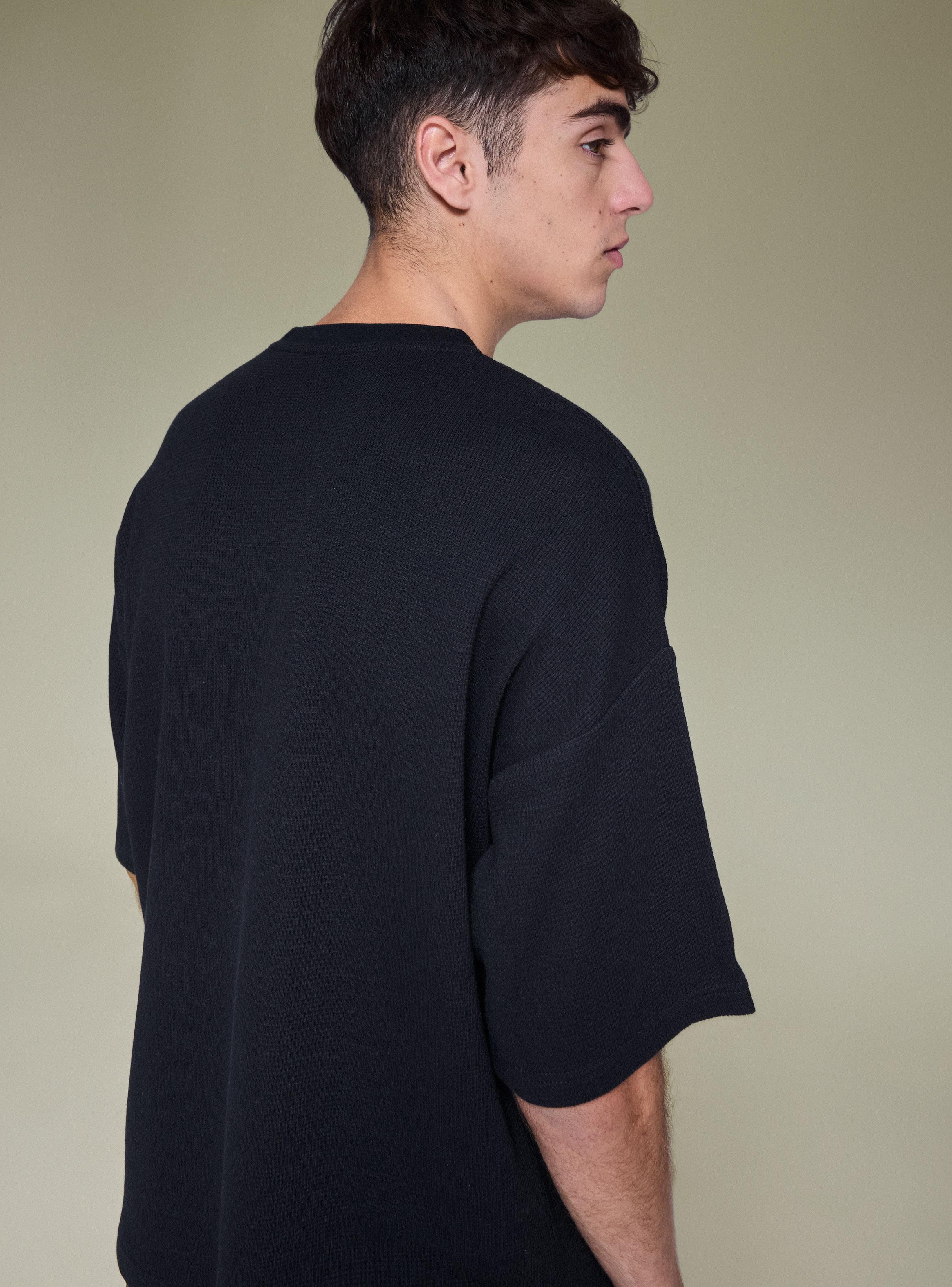 Polera Solida Oversize-3