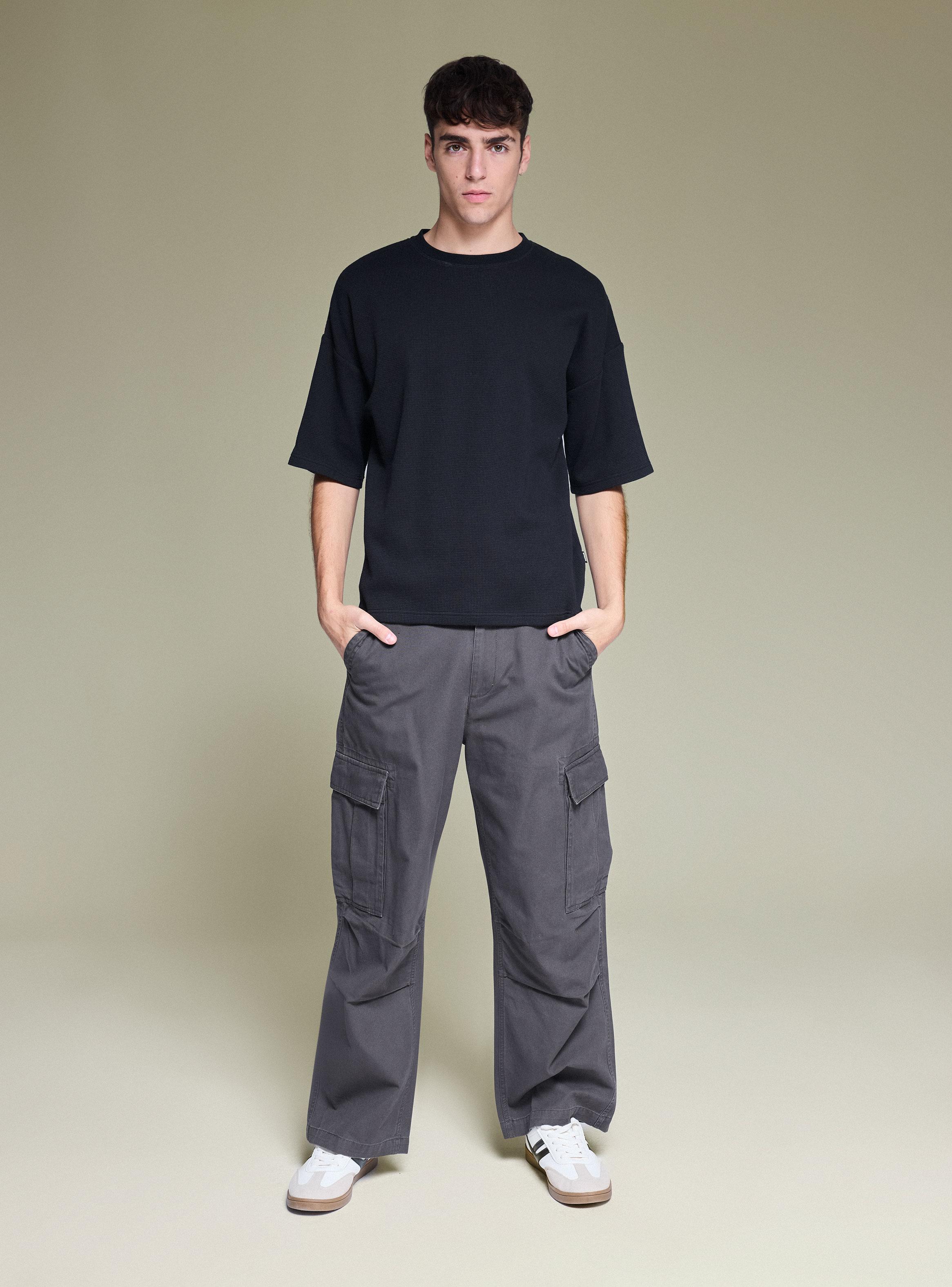 Polera Solida Oversize-4