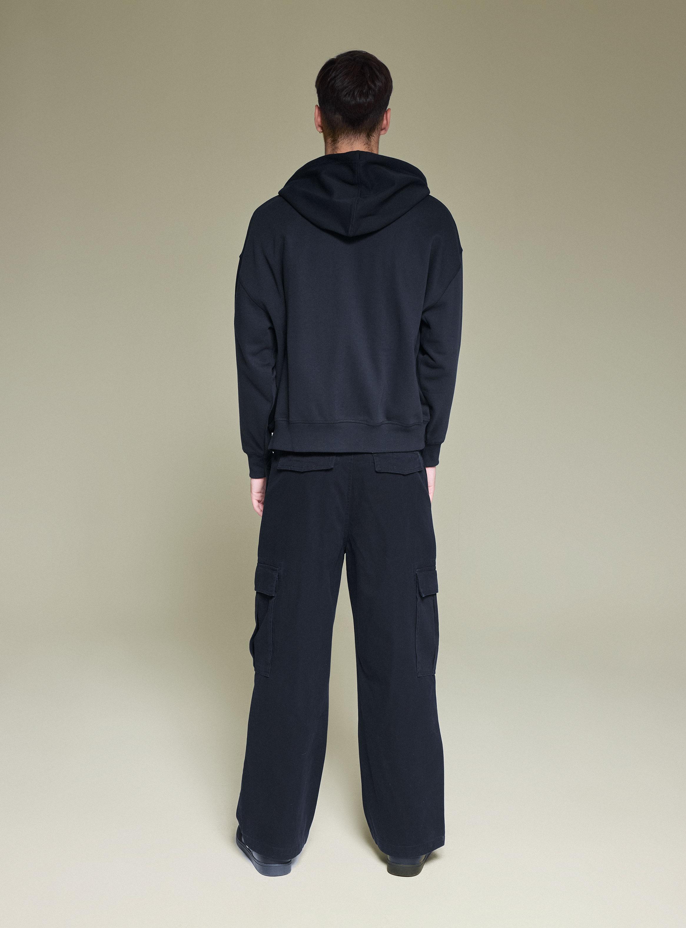 Polerón Cierre Capucha Corto-5