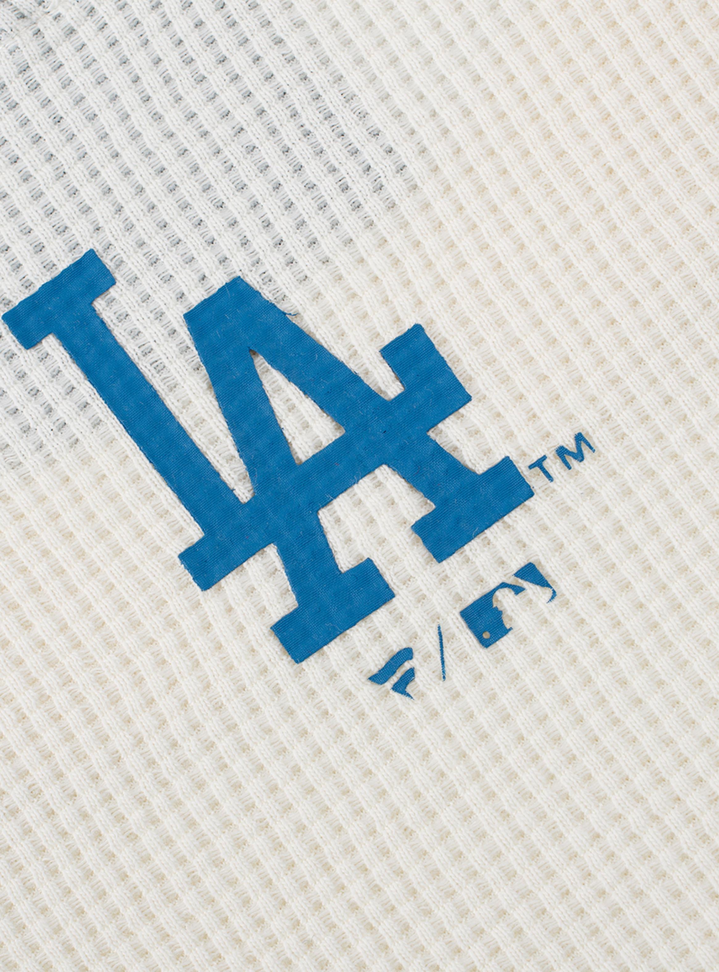 Polera Manga Larga Embroidery Waffle Loose Fit-2